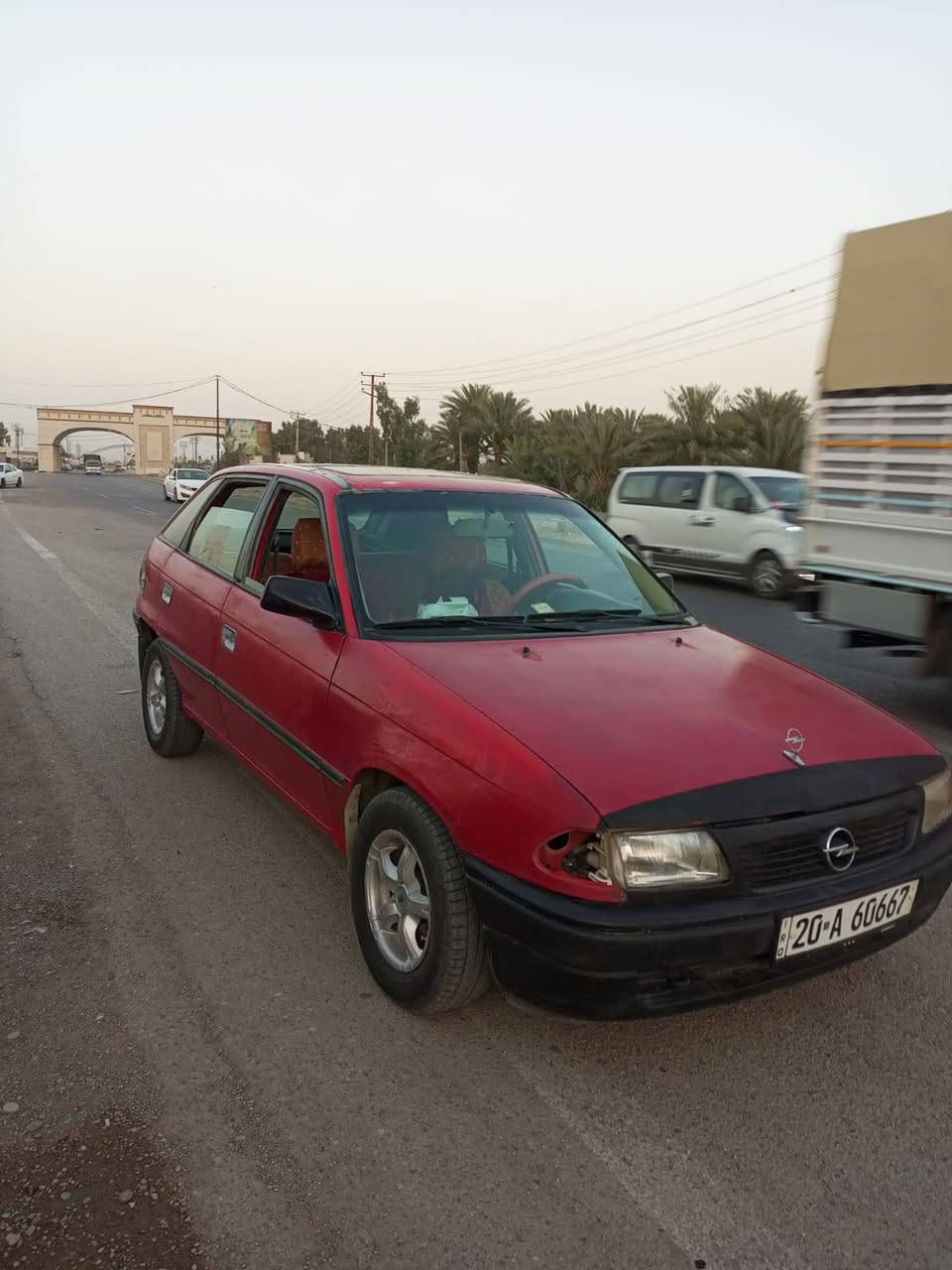 السلام عليكم opel astra  1991. نضيفه بلاديه دوشمه جديده ارضيه جلد قواعد دبل جديده لا خياس ولا ضربه قويه وبعدها بصبغه الشركه  رقم الدولي ديالئ  سنويه لل 31  بسمي  محرك 1600 دوش بور ستيرن مو عميه تخم تاير صدر كلش زين كير عادي مكاني بعقوبه تقاطع القدس السعر خاص  والشراي يتصل

***********
