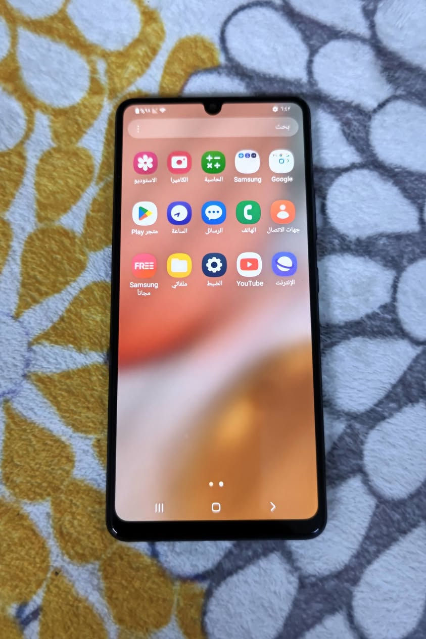 السلام عليكم قيم بما يرضي الله بهِ

 Samsung Galaxy A42 5G

 ذاكرة 128+4 وهدية من عندي رام GB32 شرط أصلي،،  والهاتف نسخة أمريكي باب أول، يعني الأعدادات لغتها أنگليزية ماتتعرب، للملاحظة أذا تريد تعرَّب الأعدادات تروح لأبو أي حاسبات ويسوي ألك عربي والتكلفة مو غالية بحدود الــ10 ألف فقط يستقبل سيم كارت واحد ومنفذ رام، ويصيرلة شريحة eSim الألكترونية نظافة الجهاز 80%
وألك حق تجي تفحص وتشوف الجهاز بعينك يلا تقتنع بي ووين ميعجبك تروح أفحص الجهاز لابي خلل ولا عطل ولامبدل بي أي شي وولا مصلح بي أي شي مكفول كامل ومكمل فقط بي طخة بالشاصي بالطرف من فوگ على اليسار صغير كلش مايأثر أبد.

المكان: العراق بغداد كرادة خارج قرب حلويات أبو عفيف.
رقم الهاتف: ***********

لايوجد توصيل.
