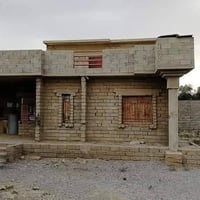 الدار للبيع طابقين اربع قرف مطبخ حاربارد مجمع صحيات  مساحه تسعميه زراع...