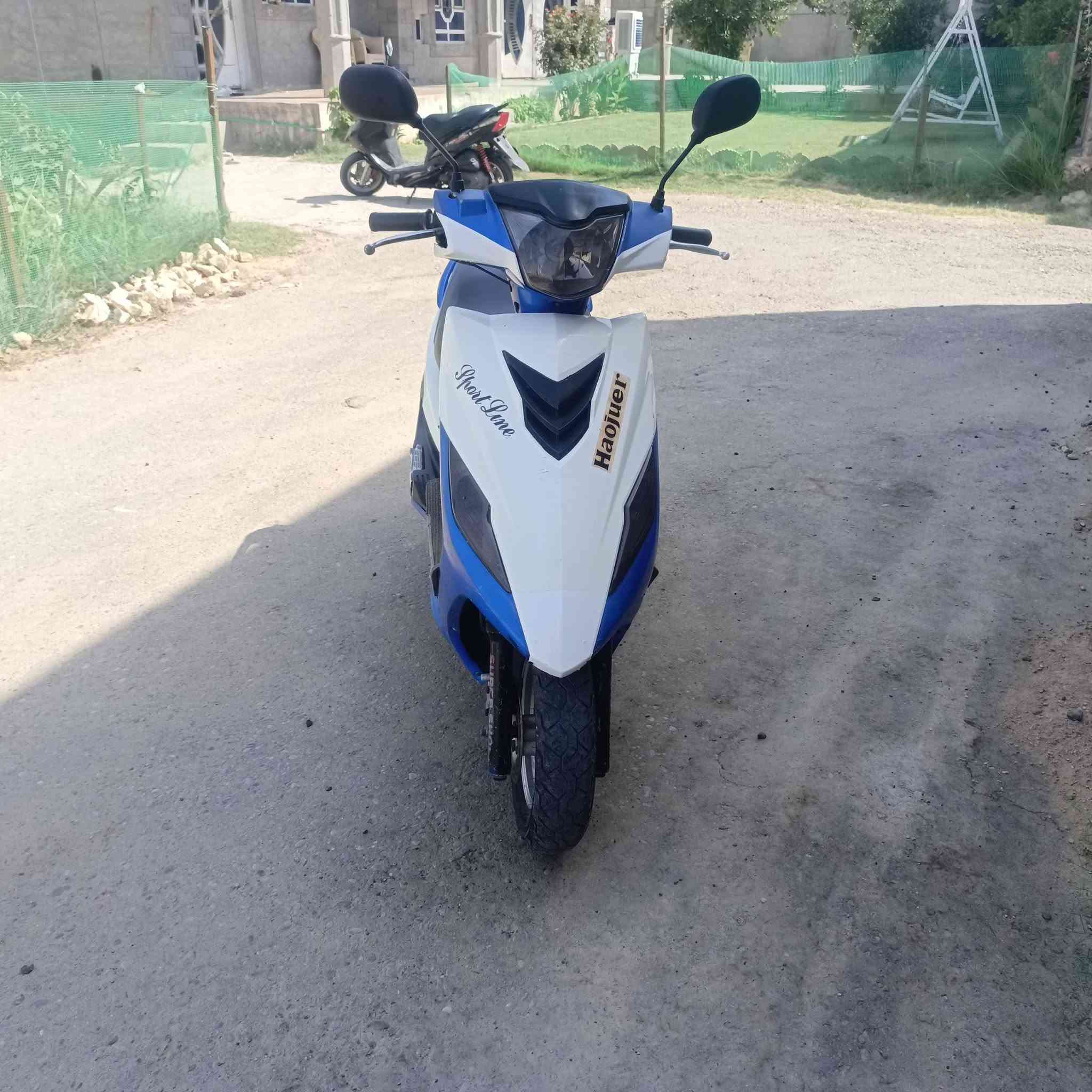 هاوجي الموديل 2020
مسجل رقم انكليزي
محرك مكفول كفاله 
دراجه ربع ما تصرف 
السكن الرمادي الصوفيه 
الرقم ‏‪***********‬‏
السعر 900 وبيه مجال
