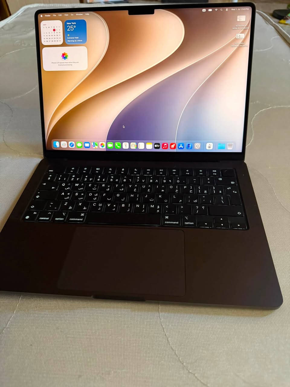 MacBook Pro m4 Pro 
كيبورد عربي
 ضمان abm
24RAM
512GB

مشحون 49 مرات 
السعر 3299الف


**إذا كنت صاحب هذا الإعلان وتريد حذفه لأي سبب، رجاءا أرسل رسالة إلى الدعم الفني**