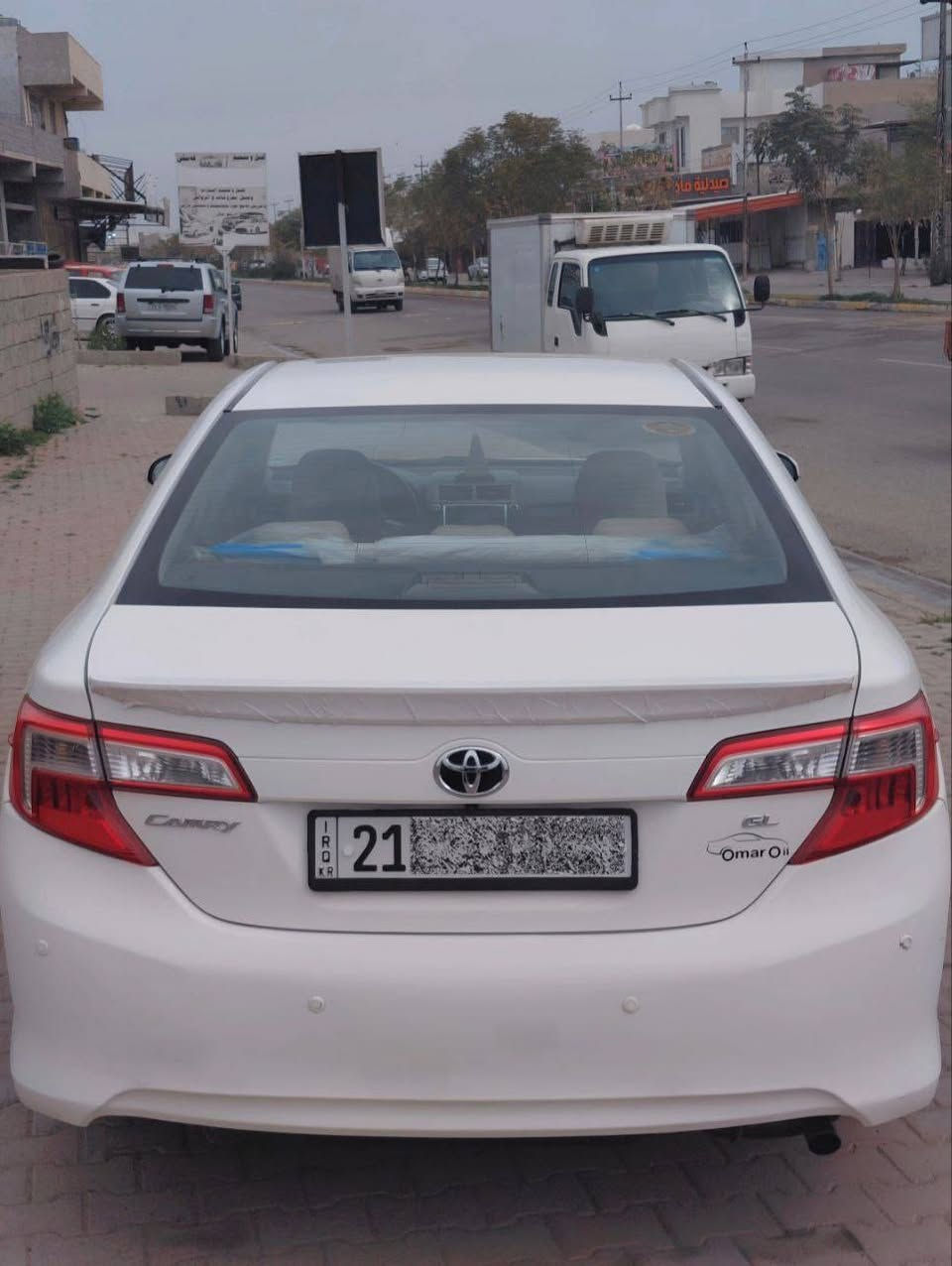 سلام عليكم
كامري 2013 خليجي مواصفات كشن جلد تبريد قطعتين مري كهرباء حساي خلفي شاشه وكامره رقم سليمانيه سنويه منتهيه صارلها 6 اشهر تايراتها جديده توني سادها والبطاريه جديده كير محرك مامفتوح  للبيع  بيها قطعه وحده  صبغ سعرها 140 وبيها مجال
0770 649 6410
                                                                          واتساب
