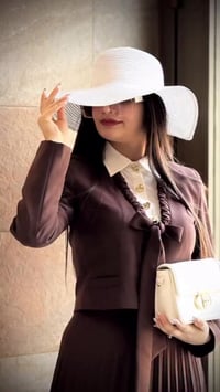 طقم دابل تركي • يلك وتنوره • مقاسات ٣٨-٤٨