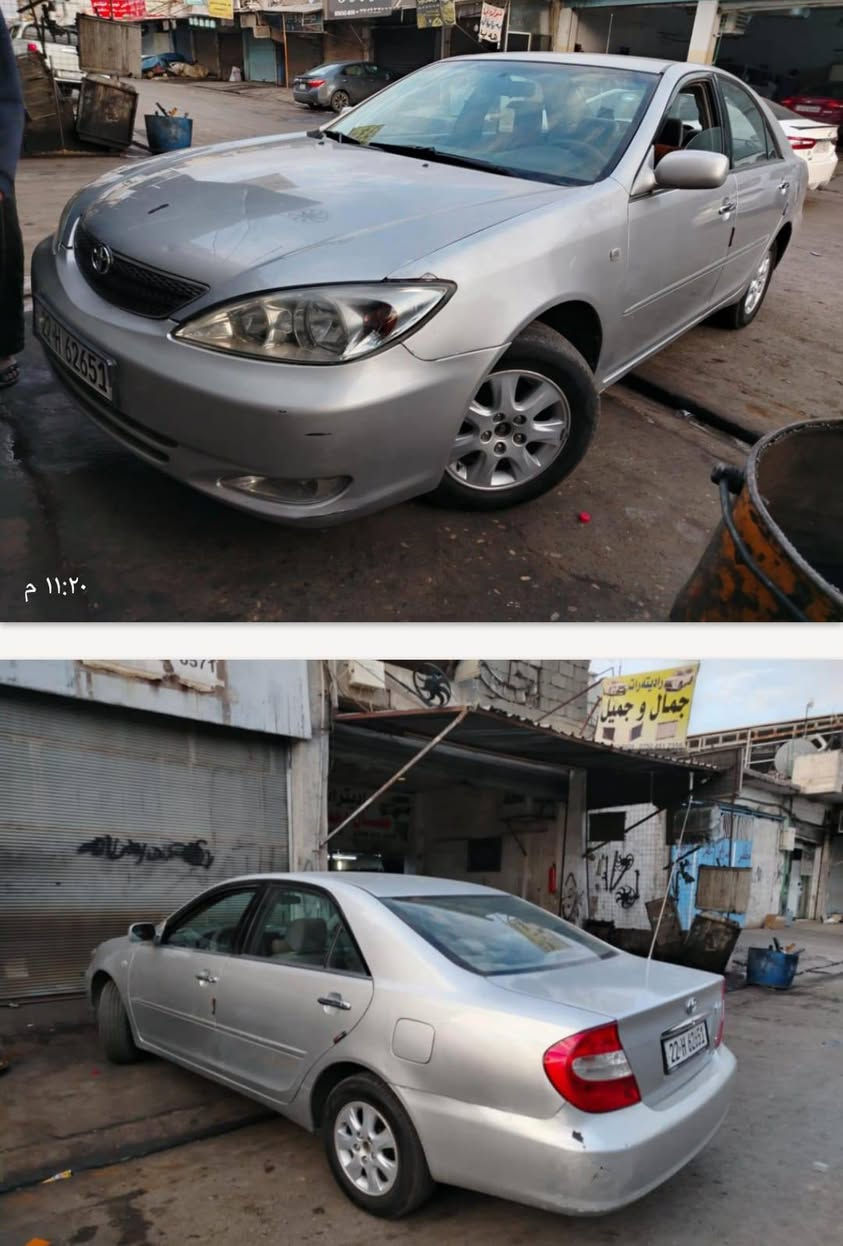 للبيع كامري موديل 2004 رقم اربيل دولي بيها قطعتين صبغ والباقي مكفولة كفاله محرك كير شرط السياره جاهزه محرك ٦ سندر الاستفسار على هذه الرقم ***********
