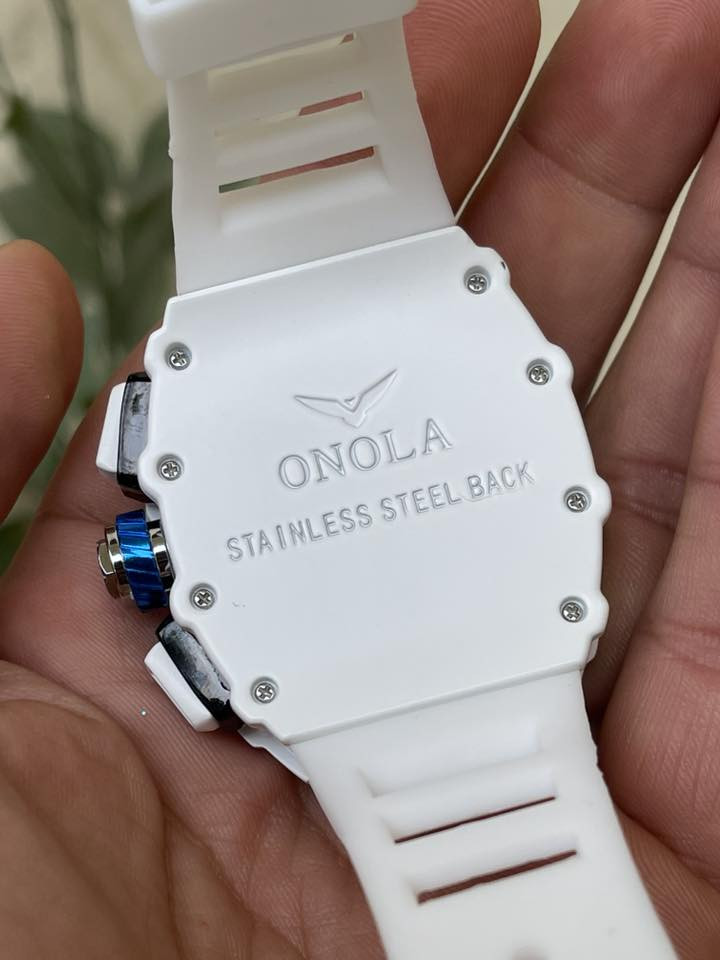 سلام عليكم
ساعة البيع 
ماركة ONOLA 
ساعة جدا جميلة 
كاجوال سبورت الوان مميزه 
معدن سنل ستيل سير ربر مطاط 
ستوب بوج كونو كراف جميع سناتر تعمل بدقه ب مينة كشف 
ساعة غير مستخدم أوربي اصلي 
وزن ثقيل اميال الامنيوس 
عرض منذف تاريخ 
ساعة ختم حفر وجة ضهر براغي 
عنواني بغداد الدورة يوجود توصيل بغداد ولكل العراق 
***********
