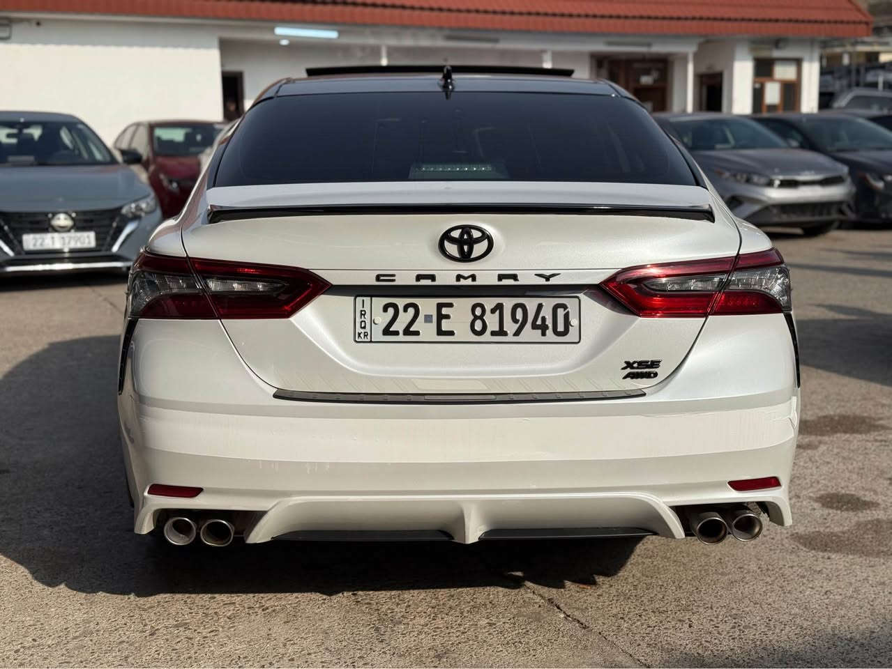 تويوتا كامرى موديل : 2021  XSE AWD
السعر :205 ومجال قليل 
اللون : ابيض 
حجم المحرك : 2.5L ( 4,سلندر )
السياره امامى و خلفى كبس بدون نقطه دواخل ✅
ملاحظه : چاملغ و باب و حافه البوند بدون دواخل 
رقم شاصى موجود بل منشور 
المواصفات : 

فـــول فـــول مـــواصفـــاتــــ1/1

فتحة سقف بانورما
 بصمة ابواب 
بصمة تشغيل 
شاشة دشبول ديجيتال
كاميرا
هاند بريك بصمة
اوتو هولد : 𝐀𝐈𝐓𝐎 𝐇𝐎𝐋𝐃
اوتو ستارت : 𝐀𝐔𝐓𝐎 𝐒𝐓𝐀𝐑𝐓
اوتو ستوب 𝐀𝐔𝐓𝐎 𝐒𝐓𝐎𝐏
رادار امامي (تحديد مسار)
رادار جانبي  (نقاط عمياء)
رادار خلفي (التحذير من الاصطدام)
حساسات امامي
حساسات جانبي 
حساسات خلفي 
نظام : 𝐄𝐂𝐎
نظام : 𝐍𝐎𝐑𝐌𝐀𝐋
نظام : 𝐒𝐏𝐎𝐑𝐓
نظام :𝐎𝐅𝐅-𝐑𝐎𝐀𝐃
كشنات جلد
كشنات كهربائي
كشنات هيتر
تحكمات استيرن
استيرن هيتر
تبريد لمس
تبريد مركزي
لايتات 𝐋𝐄𝐃 ليد عدسة زينون بيلادي
بكلايتات 𝐋𝐄𝐃 ليد بيلادي
ويل كروم 
وبعد هواية مواصفات…
‏‎تفاصيل اكثر الاتصال علی ارقام التاليه 
‏ WhatsApp - Vibir ‏‎‏
☎️***********

‏‎‏‎عنوان📍عقره اكر, نينوى
