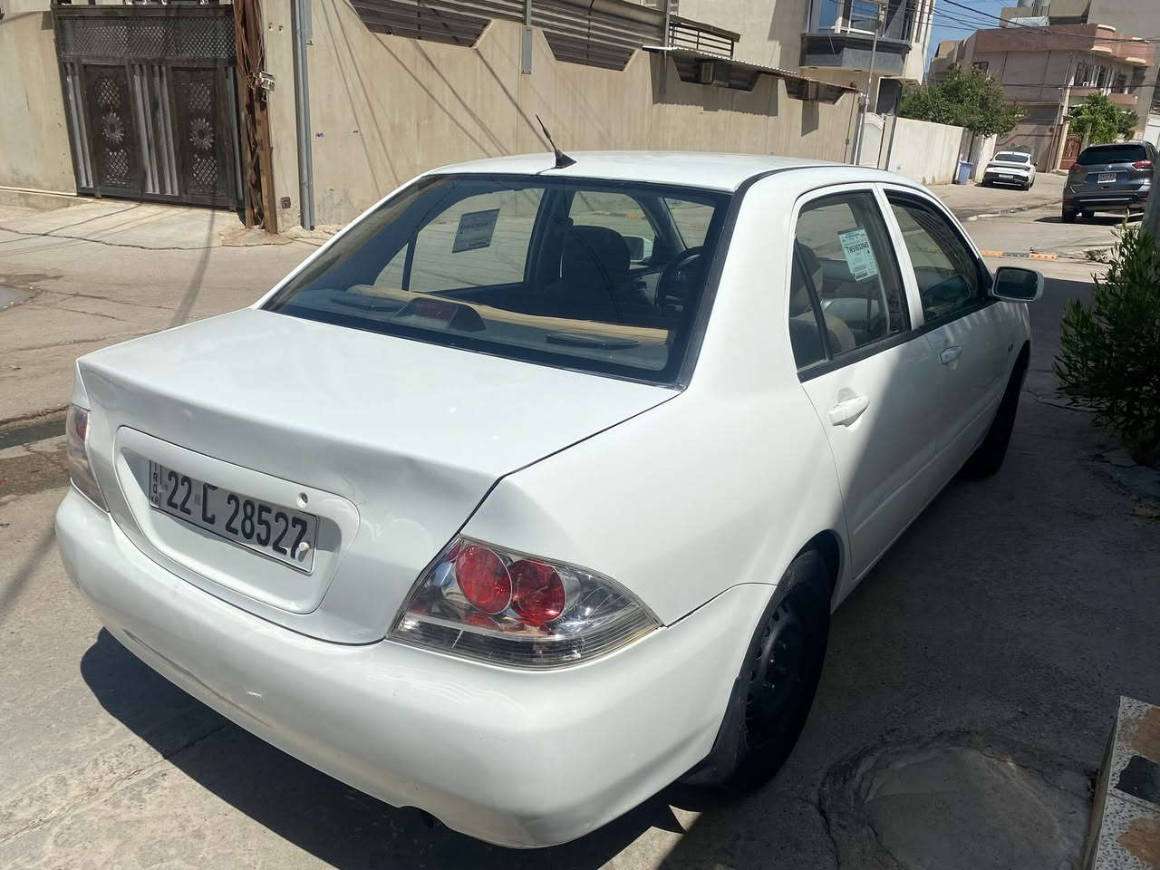 ميستبوشي لانسه ر 2007
سياره صبغ عام للجمالي

بدون ضربه 

سياره بسمي

بطاقه بنزين بيها

اي نقص مابي

سنويه جديد

سياره اتوماتيك 

سعر 65 $ بيها مجال بسيط

مكان سياره كركوك

رقم موبايل ***********
