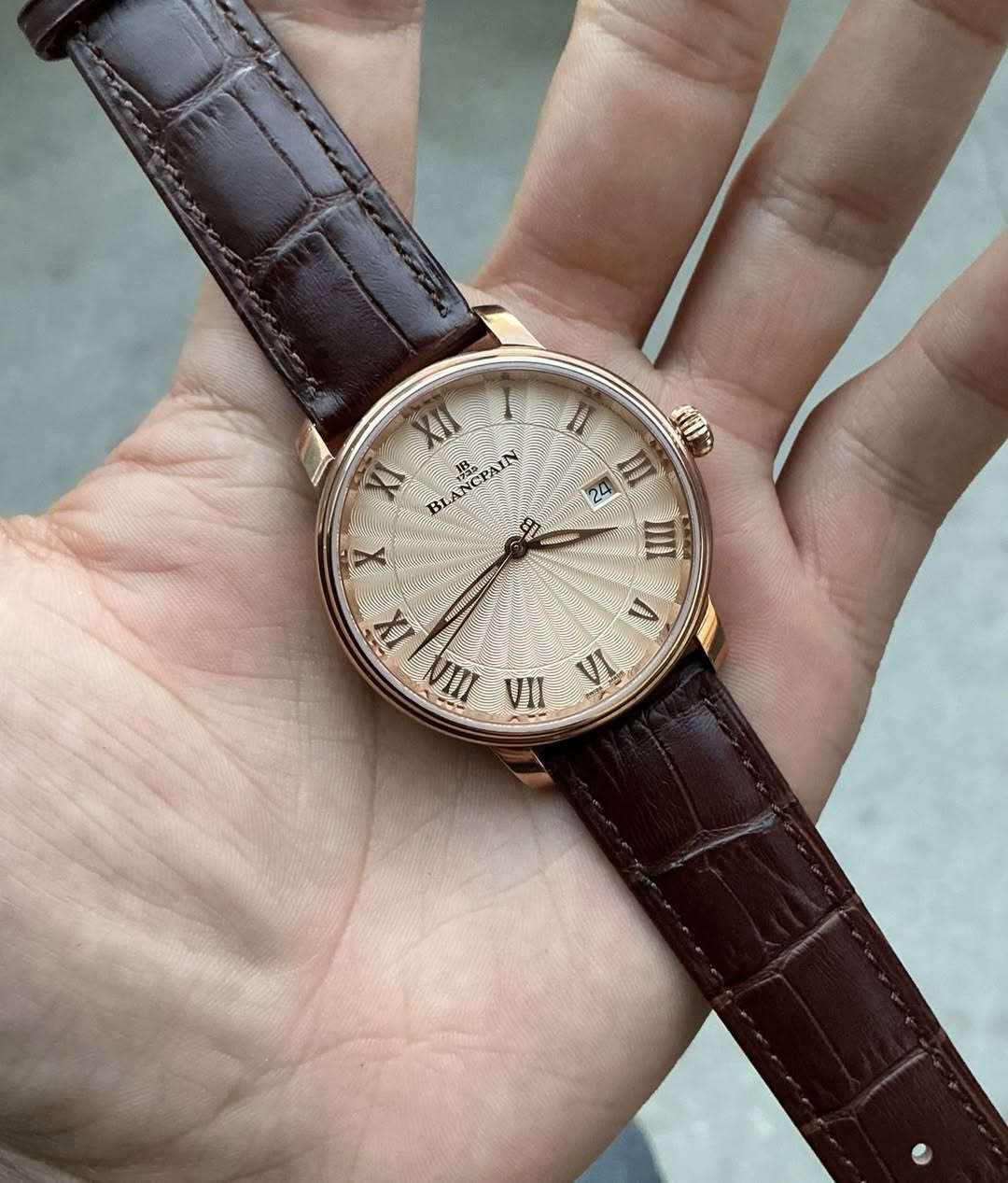 السلام عليكم ساعة BLANCPAIN رجالي
مكينة سويسري روندا
قطر 41
نظافة تامة
ارقام رومانية مميزة
نافذة للتاريخ
بك معلم
85 الف


**إذا كنت صاحب هذا الإعلان وتريد حذفه لأي سبب، رجاءا أرسل رسالة إلى الدعم الفني**