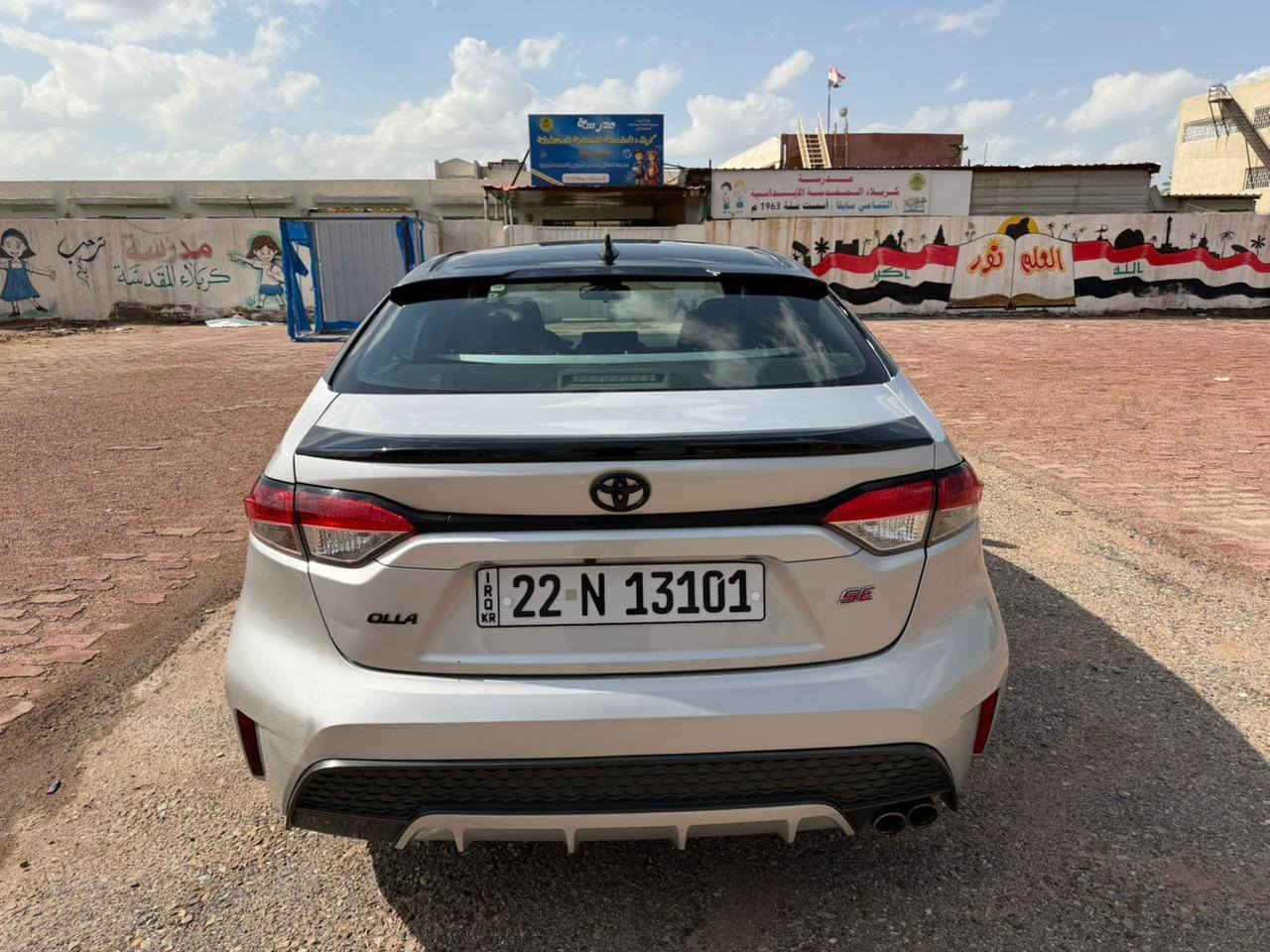 TOYOTA COROLLA SE 2022
فول مواصافات 
سقف اسود بلاد 
فتحه سقف 
بصمه دخول 
بصمه ابواب 
شاشه ابل كار بلي 
كامره خلفيه 
رادار امام وخلفي وجانبي 
تحديد مسار 
نقاط عمياء 
هاند بريك بصمه 
ويل كب رياضي بلاد 
وارد امريكي 
حادث السياره بابين فقط بدون دواخل بدون ايرباك
ماشيه 67 الف 
السياره جيده وجاهزه من كل النواحي 
رقم اربيل الجديد شرطه التحويل 
مكان السياره بغداد شارع فلسطين
السعر158 قابل للتفاوض 
للاستفسار الاتصال على الرقم
***********
