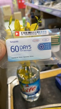 مسجل درجة حرارة • مرة واحدة • USB مدمج