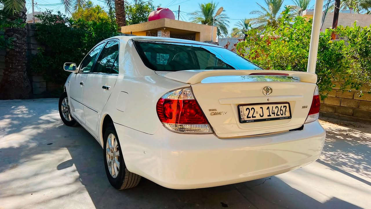 كامري 2006 خليجي 4 سلندر
محرك 2400ccالمرغوب 
داخل لونين 
صاج 
جام كهرباء 
بيه قطعتين صبغ جاملغات خلفيه 
وبيه 3 بيبان كلير 
فقط جاملغ واحد بي دواخل والبقيه بدون اي دواخل 
سعر 90 وبيها محال 
السياره كامله بدون نقص ان شاء الله 
مكان السياره بغداد 

***********
