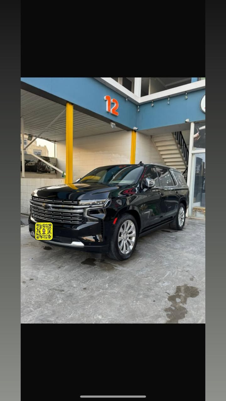 سلام عليكم
تاهو بريمير Premier موديل2022 (خليجي)
وكاله المنصور
فوول الفول 1/1
اللون: أسود
العداد:70 ألف كم فقط
الموقع: بغداد شارع فلسطين 
الضمان: وكالة المنصور – علامة سوداء (ضوء القمر)
الكفالة: كفالة عامة – بحالة الوكالة
التغليف: مغلّفة PPF امريكي أصلي مع ضمان 10 سنوات سعره 20 ورقه 

اللوحات: بغداد دولي –  تحويل مباشر

حجم المحرك: 5300 CC
عدد الأسطوانات: 8 سلندر (V8)
ناقل حركة أوتوماتيك 10 سرعات
دفع رباعي 4×4
نظام تعليق مستقل
نظام جكات
نظام سحب مقطورة بتحكم كامل + كامرة خاصة للمقطورة

سقف بانوراما
دخول ذكي للسيارة 4 أبواب (بصمة)
تشغيل بالبصمة
مقاعد كهربائية تدفئة + تبريد
كشنات ميموري (خزن)
مقصورة جلد فاخر
مغلف حماية للكشنات
تطعيمات خشب ملكي
شاحن وايرلس لاسلكي
ويلات أصلية قياس 22 إنج
نظام رؤية محيطية 5 كامرات (Bird View)
نظام صوتي BOSE عدد 10 سماعات
دوسات كهرباء مع إنارة LED
تكييف أوتوماتيك متعدد المناطق
مرايا كهربائية قابلة للطي
اي استفسار رقمي ***********
