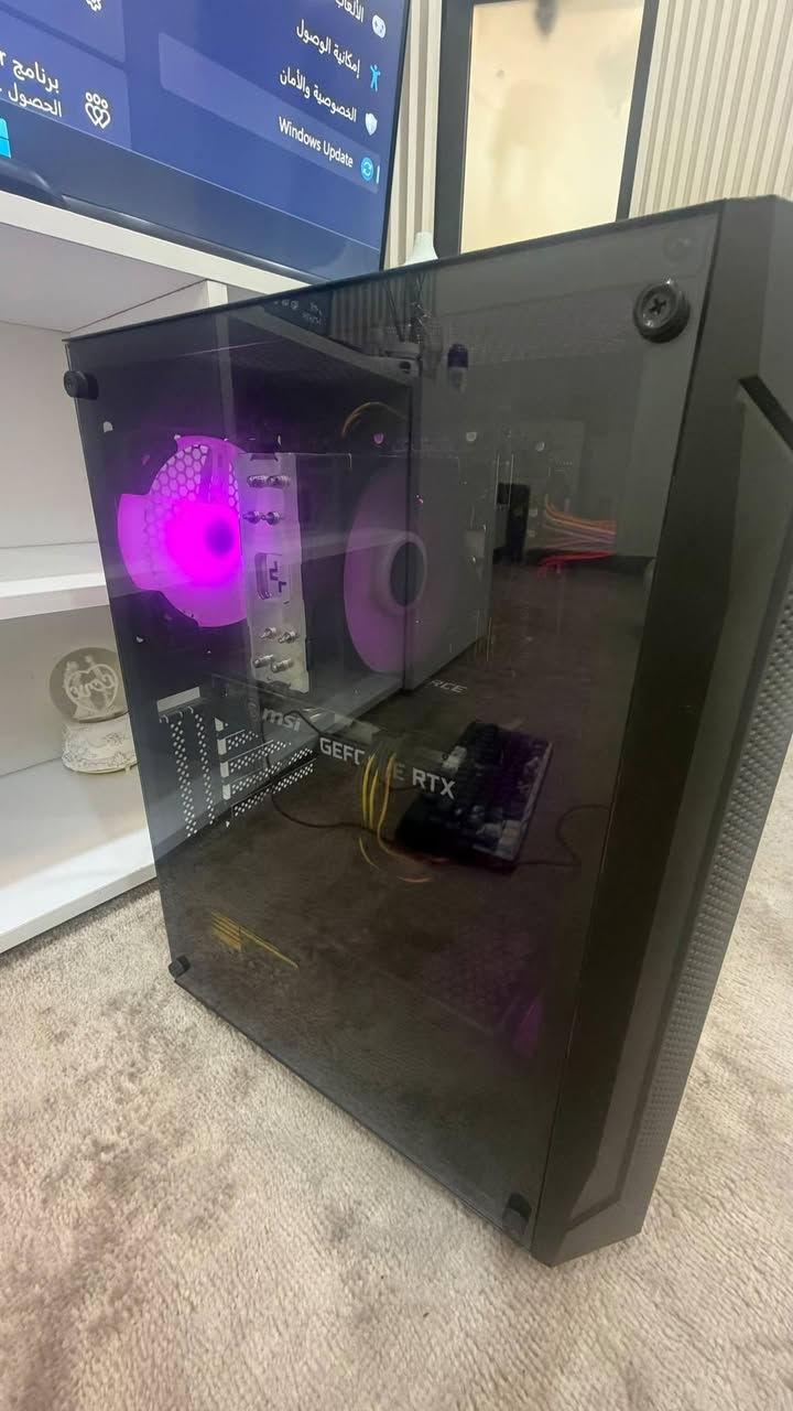 Case black
Gpu RTX 3060 MSI 
CPU I512400F
H610 Gigabyte
M.2 nvme 1T
Ram 8*2 3200 teamgroup t force
Psu 650w
Cooler ag 400
 Case +4fan
مكاني كربلاء سعر ٨٥٠.٠٠٠ الف
 كيس كلش نظيف استخدام بسيط


**إذا كنت صاحب هذا الإعلان وتريد حذفه لأي سبب، رجاءا أرسل رسالة إلى الدعم الفني**