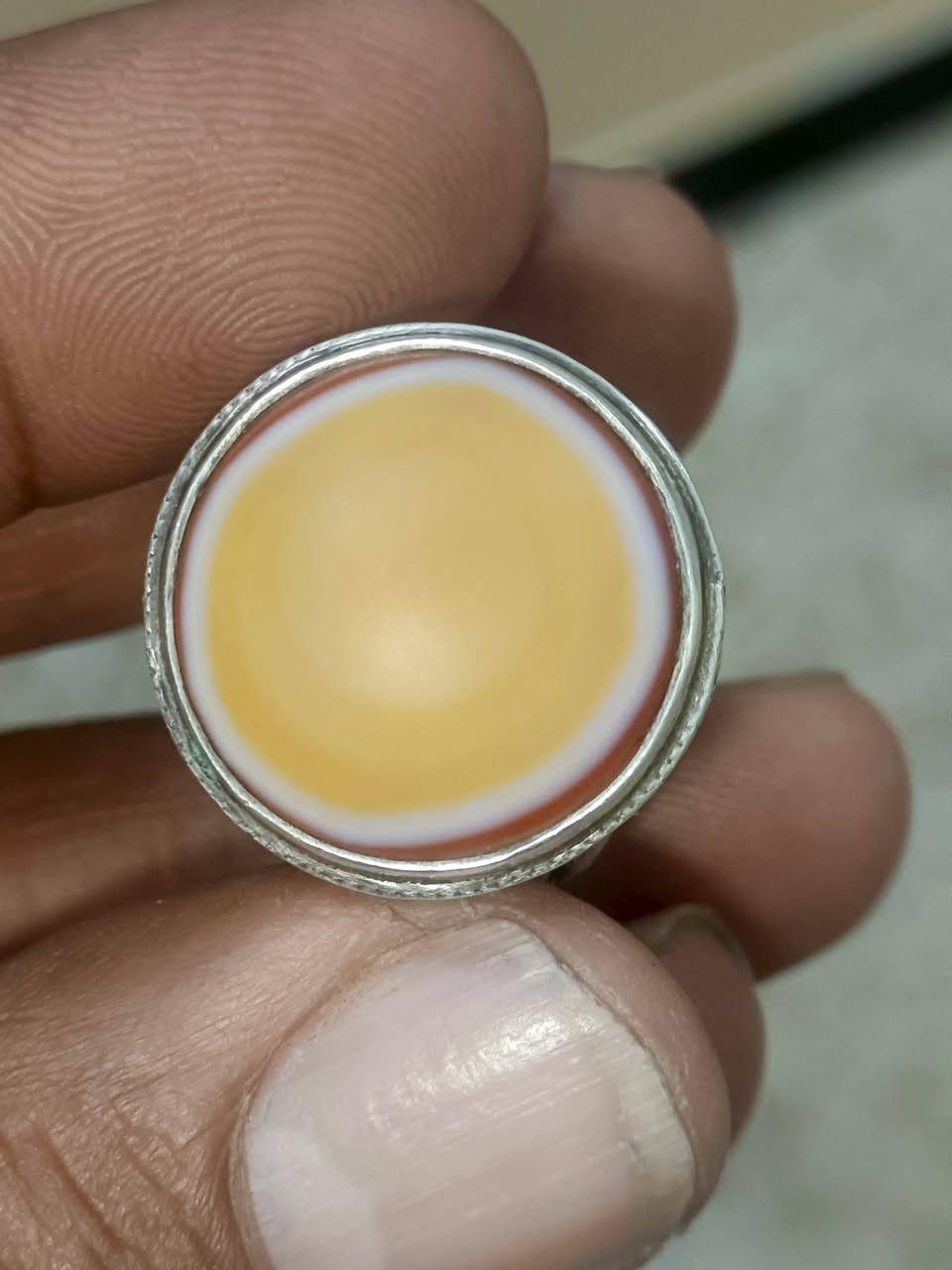 محبس جزع بقريه يماني صياغه يدويه ثقيله قياس 26سعر 90الف بغداد


**إذا كنت صاحب هذا الإعلان وتريد حذفه لأي سبب، رجاءا أرسل رسالة إلى الدعم الفني**