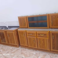 كاونتر المنيوم تفصال طول متر 80سنتيم سنك حوضين اكو توصيل واتساب 078047...