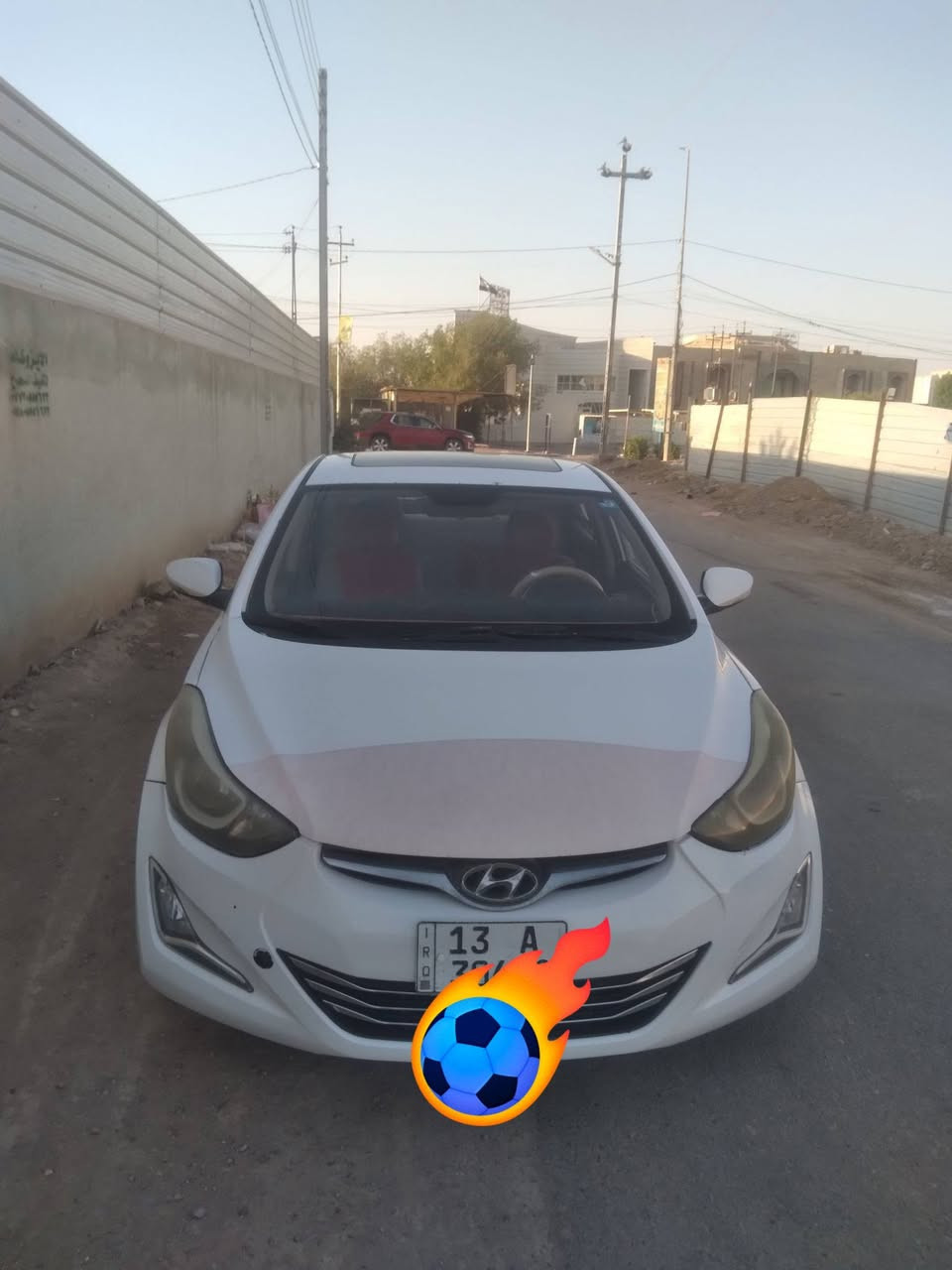 البيع الانترا موديل ١٦ خليجي فول بصمه بيها بنيد  مصبوغ والباب الخلفي وجاملغ صبغ   سياره بسمي تبريد نقصه بس غاز ♻️😊الاتصال على الرقم ***********
