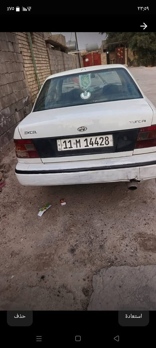 السلام عليكم هونده اكسنت موديل 93 للبيع رقم الدويلي السياره خير من الله تبريد تتفه كله شغال المكان بغداد ***********
