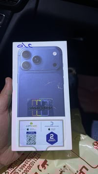 ايفون 17 برو ماكس لون ازرق ذاكرة 512 ضمان ABM بطارية  100 الجهاز نظيف ...