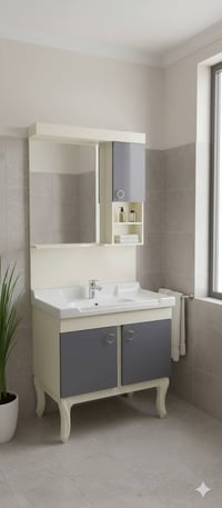 مغاسل بي في سي • ٦٠سم • ٨٠سم