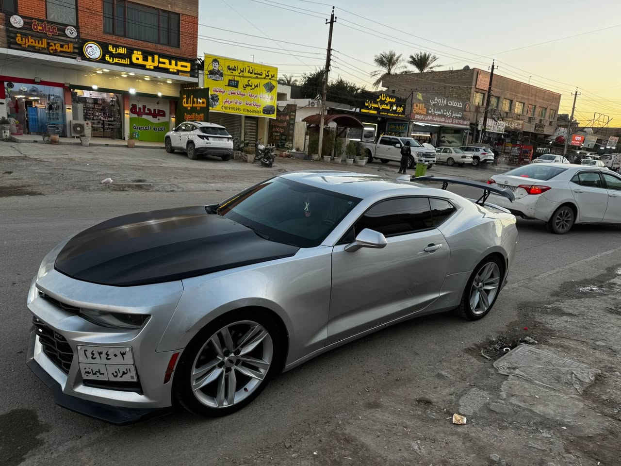 السلام عليكم للبيع
كمارو 2017  رقم سليمانيه تحويل مباشر 6 سلندر مابيهه اي نقص بدون ايرباك بدون دواخل بيه صبغ صور الحادث ولسونار بل منشور مكان السياره بغداد حي الجهاد حي الحسين 
السعر 108 وبيهه مجال قليل الاستفسار *********** 
***********
