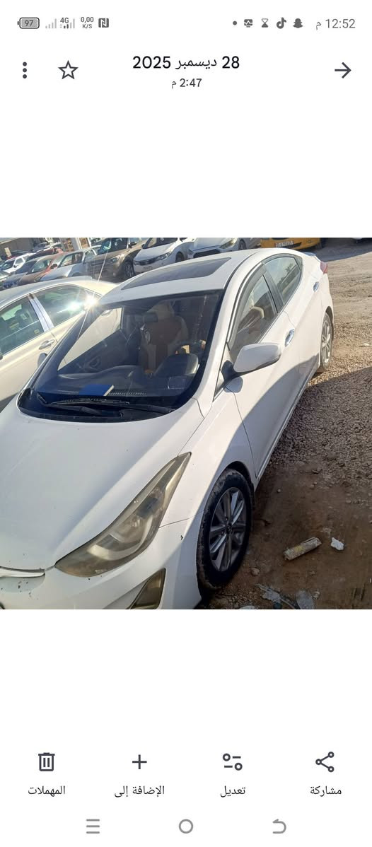 السلام عليكم سياره النتره موديل 2014 خليجي السياره نضيفه ومرتبه احله من الصور بعد السياره باسمي مكاني حله الاسكان قرب مستشفى الجمهوري للتفاصيل اكثر اتصل
***********
