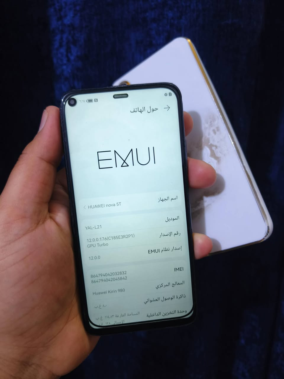 هواوي نوفا 5t
ذاكرة 128 عشوائيا 8 بطارية قويه 
معالج قوي 60 فريم ببجي 
صوت عالي كامرات مرتبه شحن تايب سي
الجهاز مبدل شاشه اصليه سلس جدا 
مكاني الناصرية مركز السعر 75 الف فقط


**إذا كنت صاحب هذا الإعلان وتريد حذفه لأي سبب، رجاءا أرسل رسالة إلى الدعم الفني**