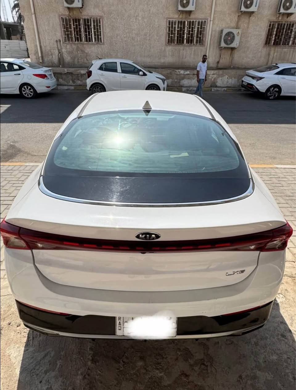 السلام عليكم من رخصت الادمن 
كي فايف موديل ٢١ رقم بصرة معوقين المعوق ولد زغير شاب حاضر للوكالة  محرك ١٦٠ تيربو حادثه شي بسيط موضح بالصورة عليه ويل كب خليجي ولايت زنون خليجي جاهزه ما ناقصها شي المكان البصرة المعقل السعر ١٦٠ وبيه مجال شي قليل للاستفسار *********** واذا اكو مراوس بسوناتا موديل ٢٢ او ٢٣  ولي يرفع المنشور اكون ممنون تحياتي البصرة, العراق
