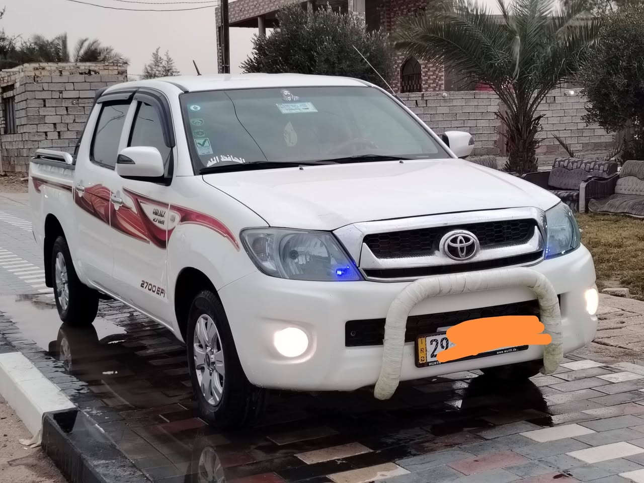 السلام عليكم بيكم تيوتا هايلوكس موديل 2010 سعودي باب اول شاصي 19مكفوله كفاله عامه تبريد ثلج رقمه واسط دولي سنويه مجدده 28 مشروع وطني السعر 153وبيها مجال الاتصال على ***********مكاني نجف مناذره مكلف بالنشر
