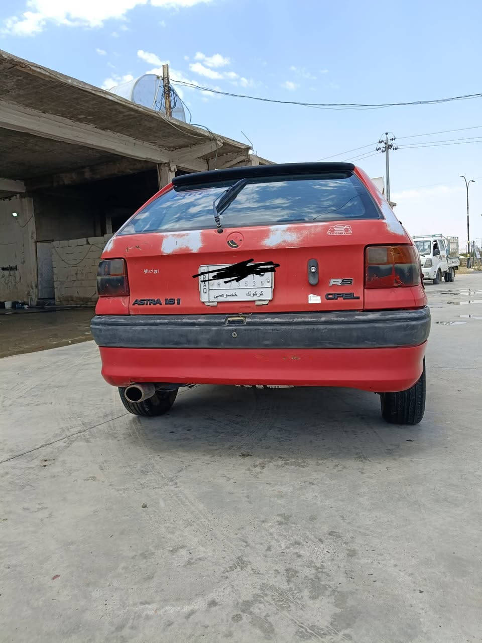 اوبل استرا جاهزة موديل 92 محرك 16 كير عادي بدون صبغ رقم كركوك السعر ٣٥ وبيها مجال 
المكان كركوك  للاتصال  ***********
