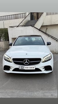 مرسيدس C300 2021 kit amg ابيض  هيكل (AMG)بلادي شركة.  النسخة الرياضية ...