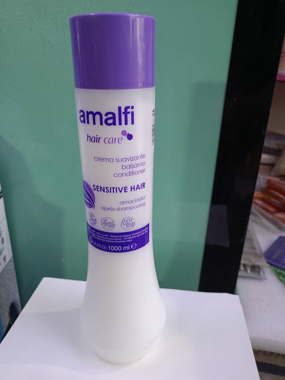 بلسم مكيف... أسباني ..مرطب ومعالج لشعر.....نباتي....الحجم 1000 ملم.... السعر 5000 ألف دينار..... الامازون للماركات الأصلية... العنوان الديوانية شارع الاسكان الرئيسي.. مجاور مجمع كفيل كربلاء....*********** أبو فاطمة.....
