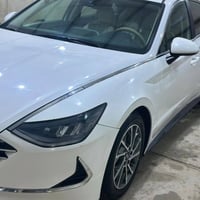 سوناتا موديل 2022وارد امريكي   سياره نص فول   سياره جاهزه وخير من الله...