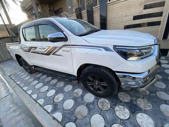 بيكم هيلوكس ٢٠٢١ ساز اصلي 
فول مواصفات 
ماشية 180 الف
رقم بغداد بسمي 
مكفوله من الصبغ فقط بارد وطخة خفيفة كلشي موضح بالفديو 
بصمه 
فور ويل 
بنيد جكات 
حساس 
كراسي تبريد 
شاشه 
كامره 
محرك 2700 
مكان بغداد  
السعر 282
لاستفسار ***********
