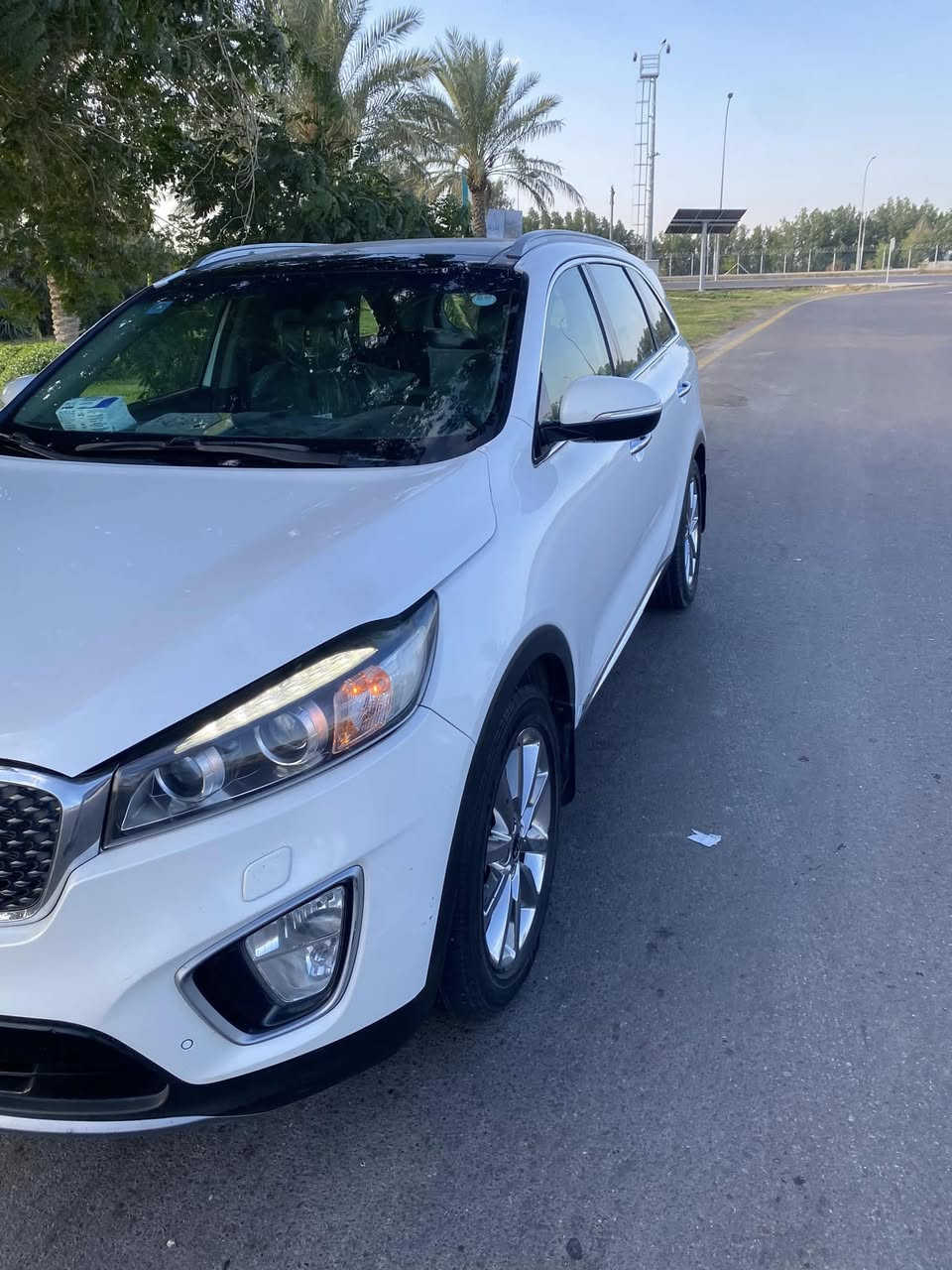 السلام عليكم للبيع كيا سورنتو خليجي 
رقم بغداد  بسمي 
موديل 2016 
6 سلندر  7 راكب 
فوول مواصفات  1/1 
بنورمااا طكتين جام 
فووور ويل 4.4 
مانع انزلاق وانحدار 
بردات خلفيه اصلية 
كشنات جلد اصلي لونين  كهربائي 
كشنات تدفئة وتبريد 
شاشة كبيرة + كامرة دوار اصلية 
حساس امامي وخلفي 
مري شفط مع القفل 
تحكم استيرن فول 
كيجات السرعة زئبقية 
تبريد 3 قطع ثلج 
اضواء ترحيب بليداد 
اريل ابيض طيارة 
علامة سورنتو بلدوسة 
لد امامي وخلفي 
لايت زنون اصلي 
اشاير بلمري 
يدة نيكل اصلي 
ويل كروم  19 
نظام اوتو هولد 3 انظمة
ترحيب عند اقتراب السيارة 
مكفولة  بدون قطرة صبغ ماعدا بارد باب السائق  قليل سيارة نظيفة وجاهزة  مابيها اي نقص
عنوان بغداد  للاستفسار : ***********
