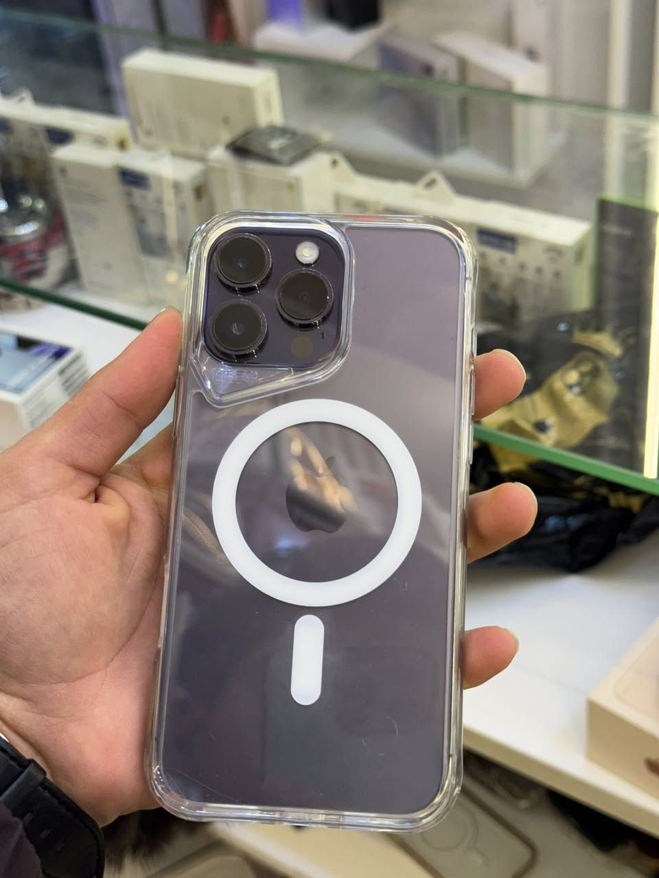 آيفون 14برو ماكس 
ذاكره256
لون بنفسجي 💜
بطارية 81‎%‎
شرق اوسط M/AA/A
فقط شاشة مبدل 
فيس إيدي شغال 
نضافه فول99‎%‎
فقط ب ضهر طخه زغيره ما تبين 
سعر525فقط🔥🔥🔥
***********
واتساب
