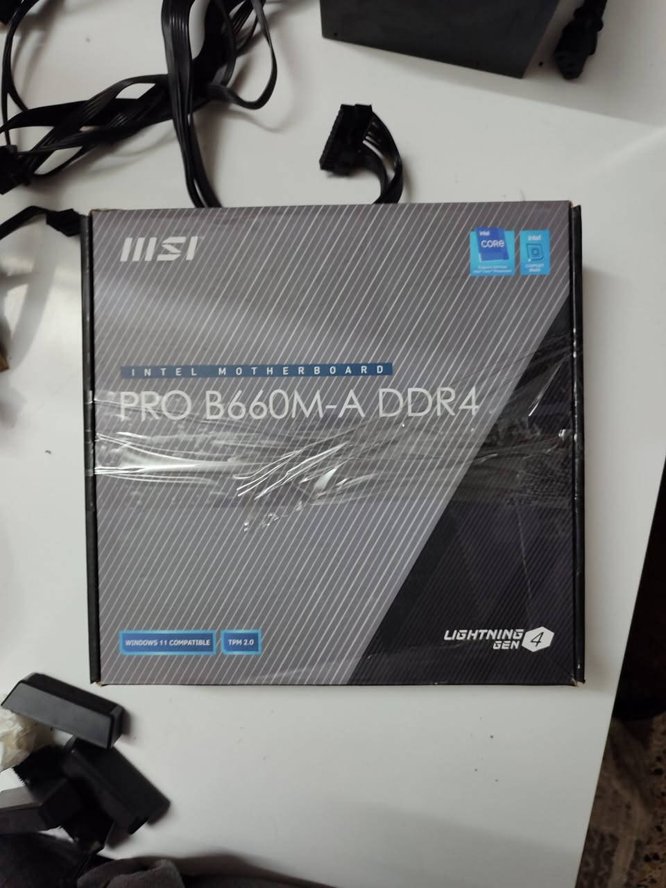 قطع للبيع توصيل متوفر 

Msi B660 PRO DDR4 4SLOT 
Intel I5 12400 Box
275 الف 

Monitor 27Inch IPS 4K 75HZ
190 الف 

Power Suplay DeepCool 600Wat 
50 الف 

للتواصل 
***********
