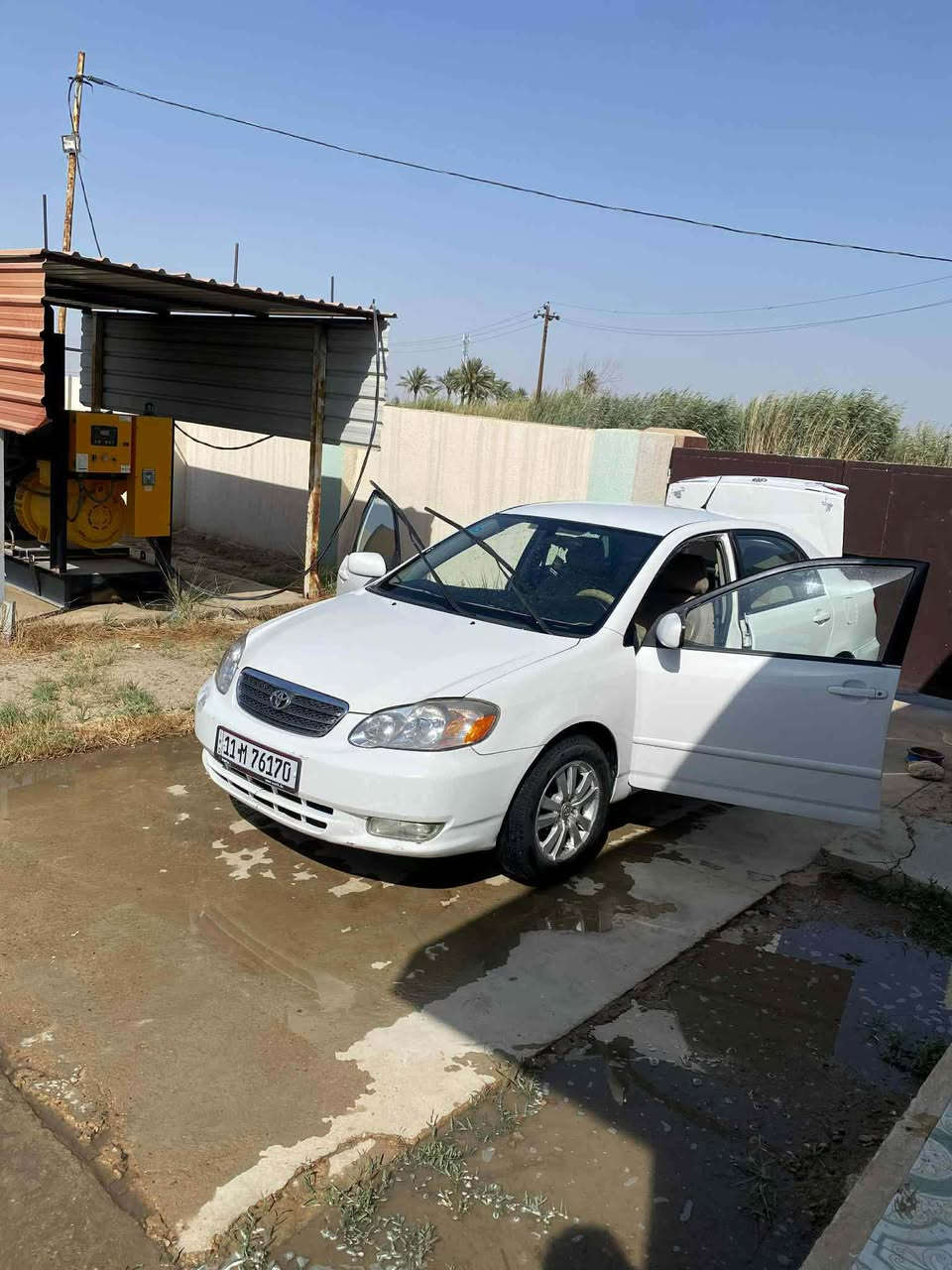 سلام عليكم من رخصه الادمن كورلا  نحله 2004 امريكي ضرر جالمغ خلفي  الايمن وصبغ ٣ قطع للجماليه رقم بغداد ب اسمي محرك وكير ضمان محرك 1800  مكاني فلوجه رقم***********
