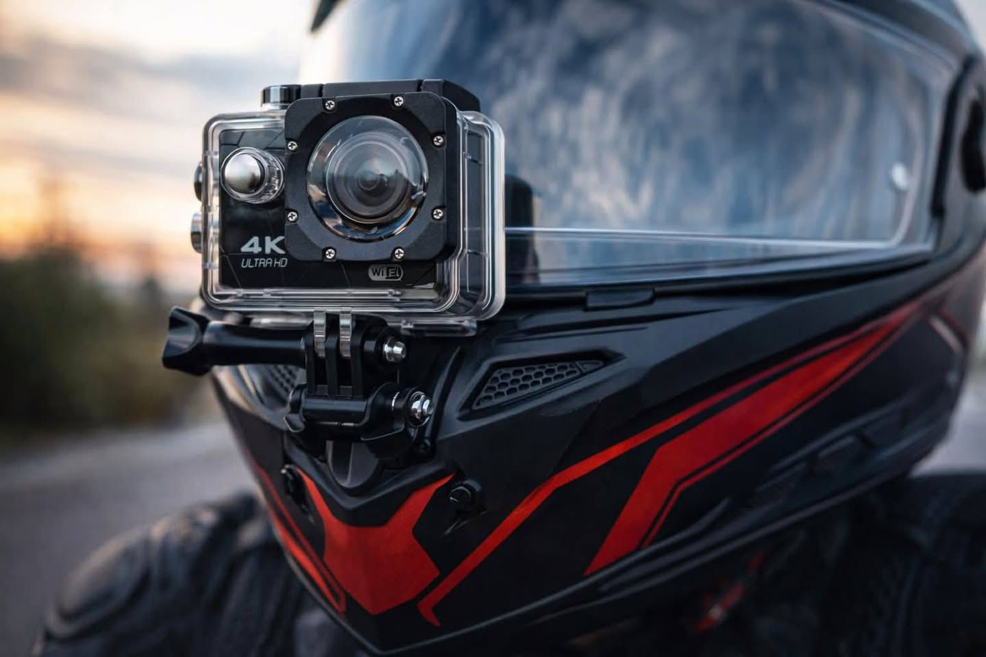 كامره خوذة ضد الماء
تصوير 4K بدقة عالية
***********
