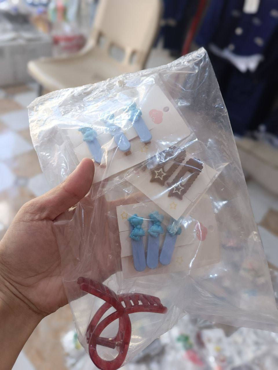 تصفيه اكسسوارات مشكل
تحتوي على كماشة طباقات سوار تراجي كلاده كترات وبعد اهواي شغلات
سعر الدرزن 2700


**إذا كنت صاحب هذا الإعلان وتريد حذفه لأي سبب، رجاءا أرسل رسالة إلى الدعم الفني**