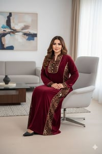 #تخفيضات 🔥  كلابيه خليجي تطعيم تايكر  قياس فول خاص💯  الخامه مخمل سوبر ...