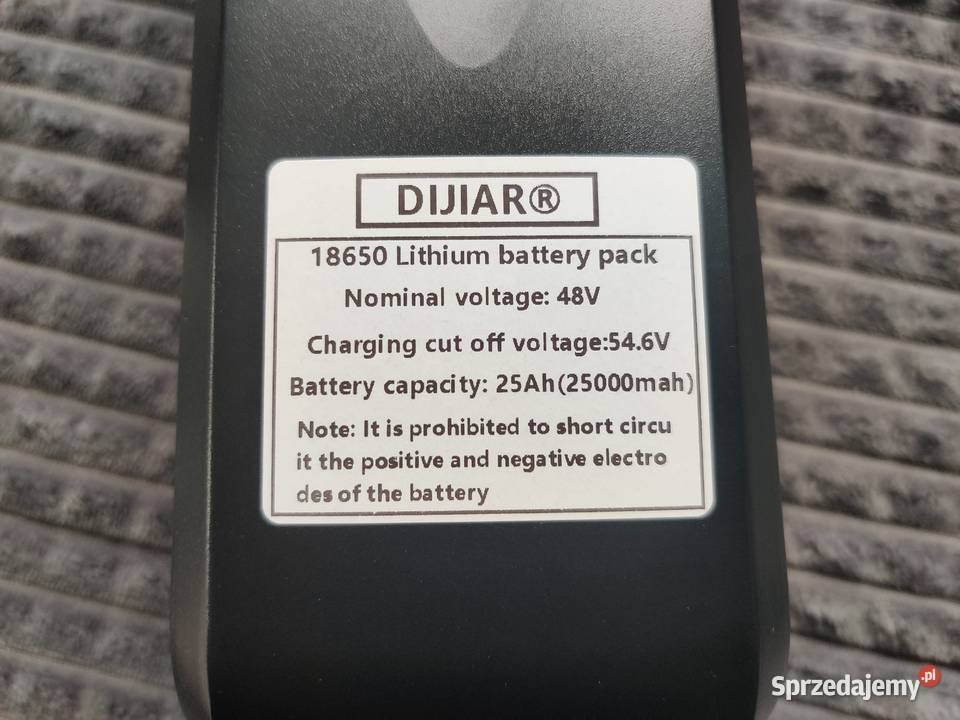 باتریات 60V -52V-48V
توصيل مجاني لكافة المحافظات 🚚
🛑 ملاحظة: بسبب تكرار حالات طلب البضاعة وإغلاق الهاتف عند التوصيل، أصبح الحجز يتطلب إرسال رصيد 5 آلاف مسبقاً لضمان الجدية.
⚠️ توضيح: هذا المبلغ ليس إضافياً، بل يُخصم من سعر المنتج عند الاستلام، والتوصيل يبقى مجانياً بالكامل.

***********
