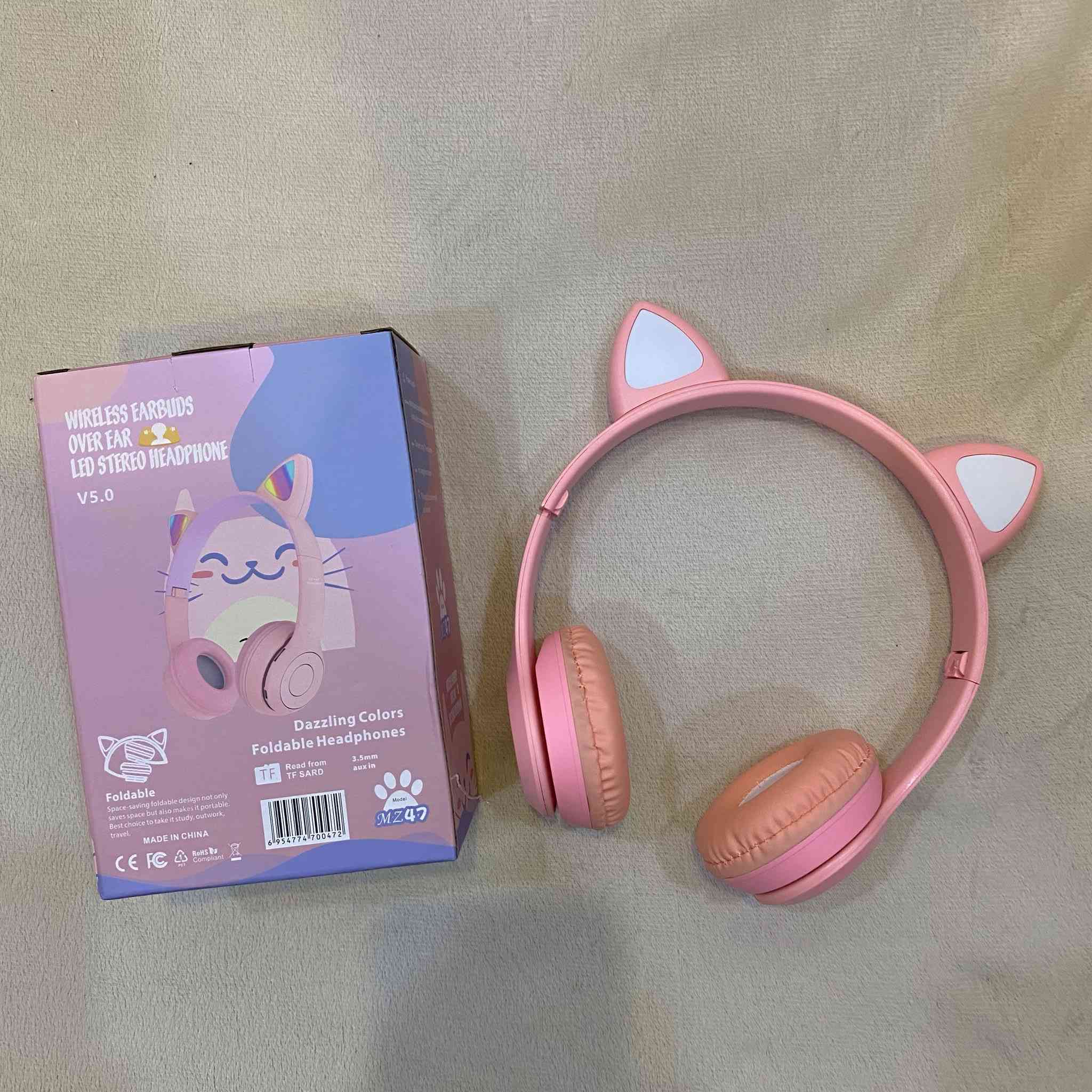 ⁨ MZ47 –  سماعة
سعرها 8 الاف فقط
متوفرة بثلاث الوان
مواصفات السماعة:
بلوتوث 5.0 اتصال سريع وثابت (10 متر) �
بطارية 300–400mAh 🔋
تشغيل لحد 6–8 ساعات
تدعم بلوتوث + سلك + كارت ميموري
بيها مايك للمكالمات
صوت واضح وباس قوي 🔊
إضاءة LED شكل قطة 🐱
تصميم مريح وقابل للطي
✨ مناسبة للموسيقى، الألعاب، والأطفال⁩


**إذا كنت صاحب هذا الإعلان وتريد حذفه لأي سبب، رجاءا أرسل رسالة إلى الدعم الفني**