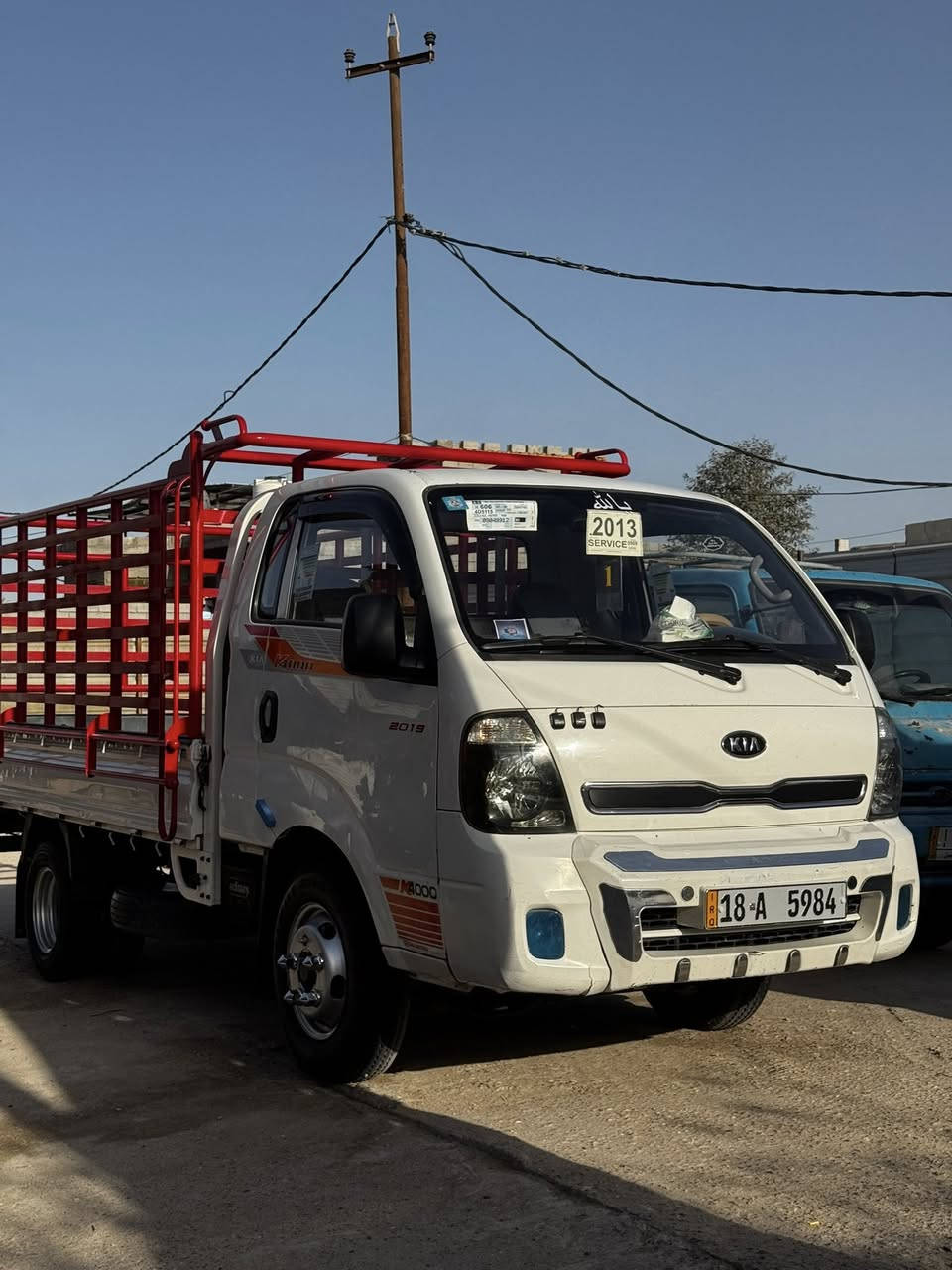 السلام عليكم كيه فحل للبيع موديل 2013 مكفولة ضربة وصبغ وتبديل رقم شاصي واضح رقم إنكليزي هزة ل 29 محوره 14 وياله العنوان البصرة أبي الخصيب السعر 115 
رقم الموبايل ***********
