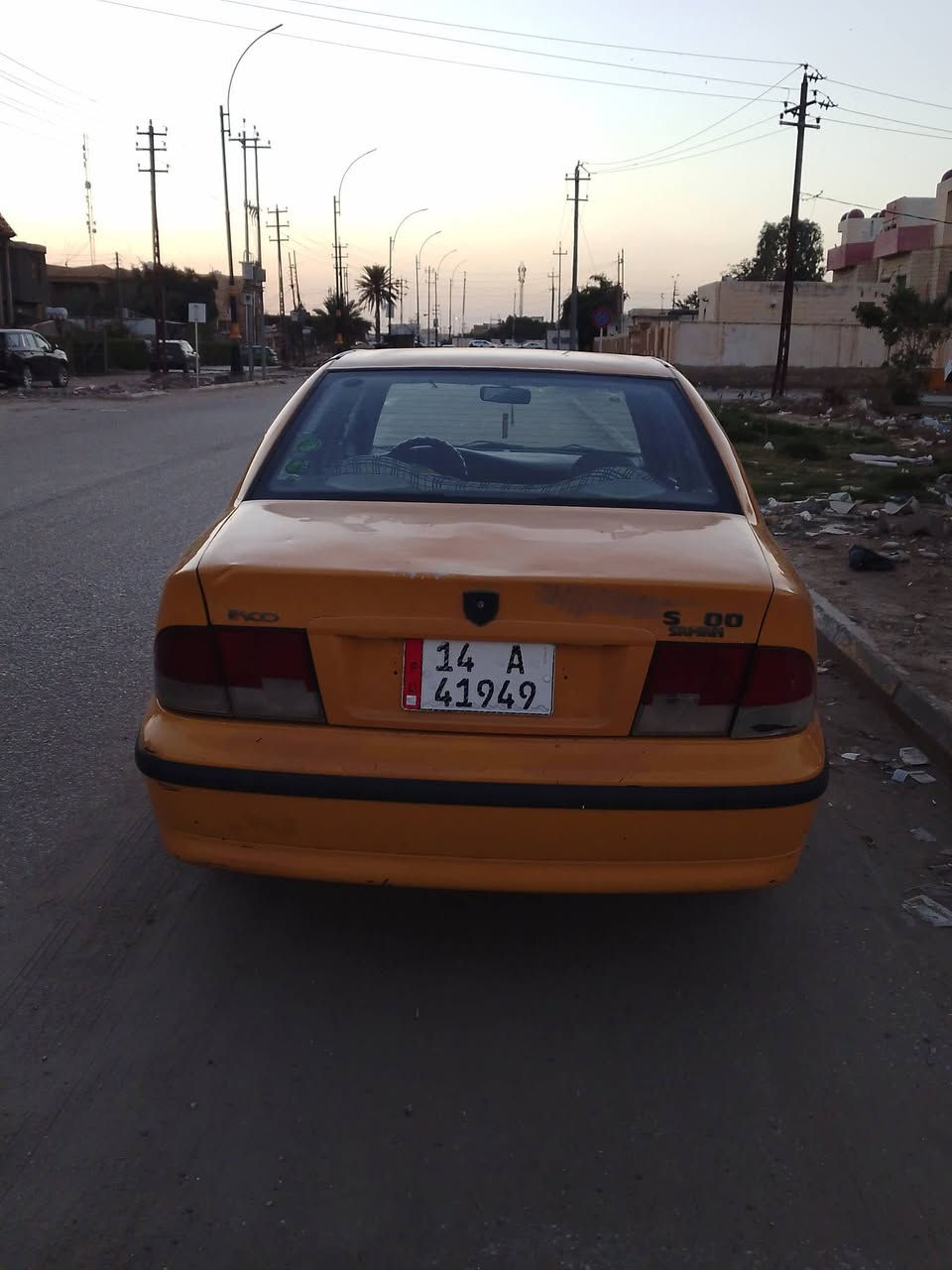 سلام عليكم سمند موديل 11
مكينه كير حداديه مكفوالت تخم تاير باتري جديد مصفره هيه وغرامات سنويه 30 بدي مكفول  سياره جاهزه على خير 

السعر 27  مكاني ناصريه ***********
