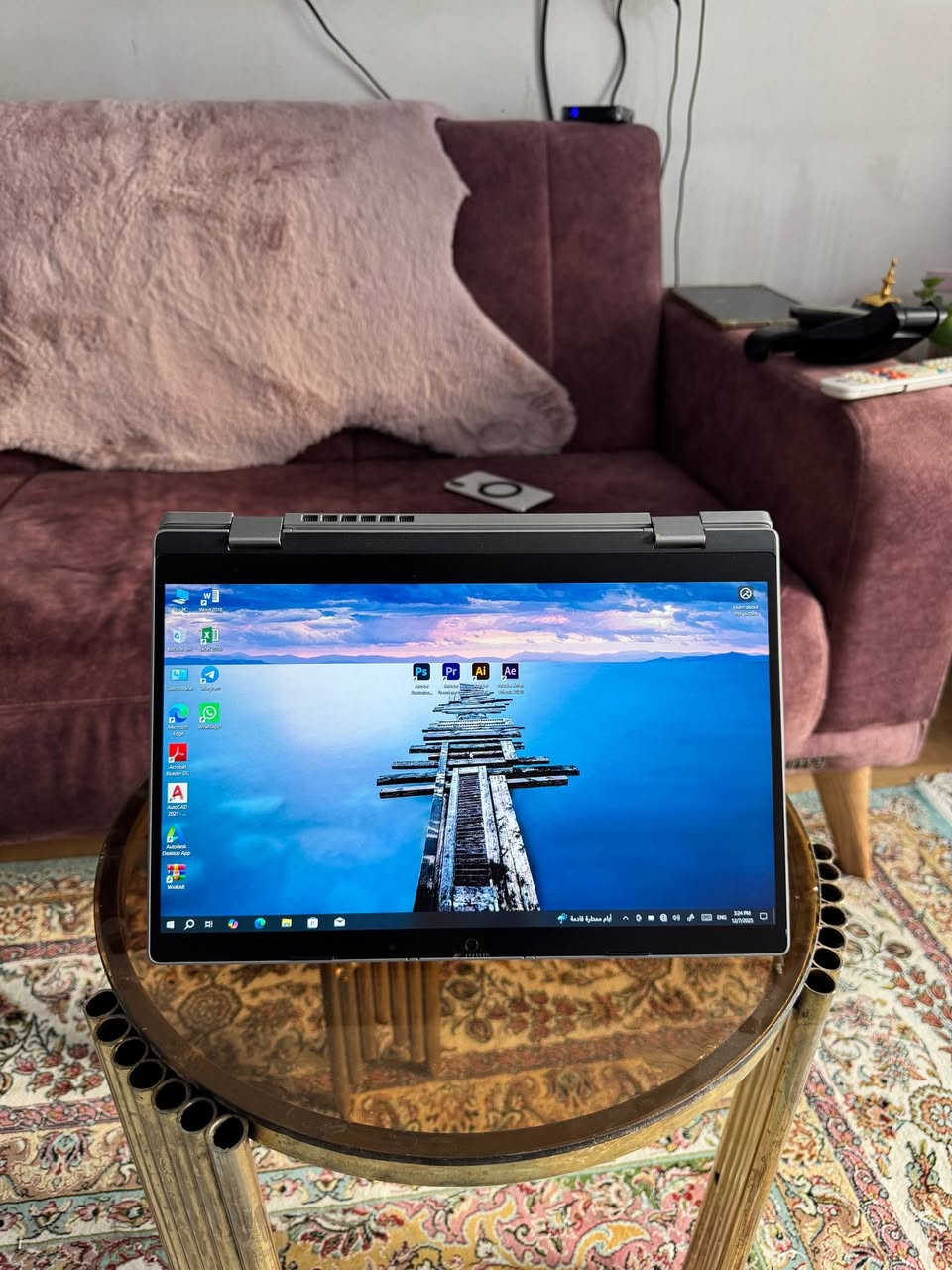 السلام عليكم
لابتوب لمس قلاب 2in1 DELL LATITUDE 3330 جيل 11 لمس قلاب 360درجة حديثة لون سلفر
مواصفاتها
CORE i5 1145G7 كور اي فايف جيل 11 
RAM 16كيكا ddr4
هارد ssd nvme m.2 256 كيكا
كارت الشاشة حديث intel iris xe graphics (8كيكا)
حجم الشاشة 13.3 ips full hd لمس قلاب ضد التوهج والانعكاس 
تحتوي على بصمة وجه face id وكذلك بصمة اصبع finger print 
كيبورد ضوئي 
تحتوى علي منفذ تايب سي TYPE C
لابتوب نضيفة كلش ومعتني بيها وبنظافتها 
لابتوب قوية وحديثة وتشغلك كل البرامج الهندسية والرسم ومنصب اوتوكاد ٢٠٢١ وبرامج الفوتوشوب 
مكاني بغداد الاسكان شارع مستشفى الطفل
السعر 500 الف بيها مجال بسيط 
***********
