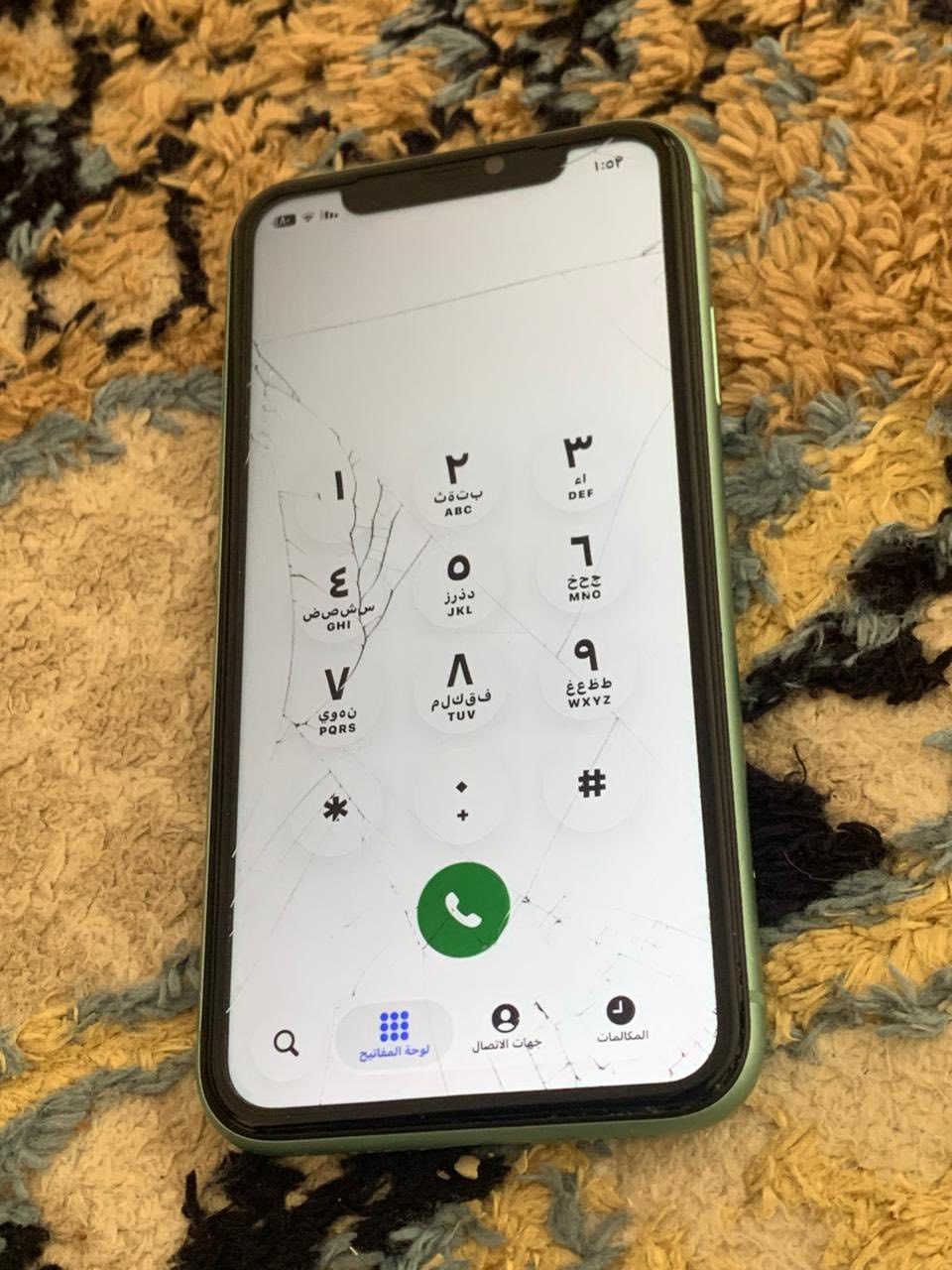 11 عادي
ذاكرة 128

بطاريه 75

شاشه مكسوره فقط شغاله طبيعي سعر 150

***********
