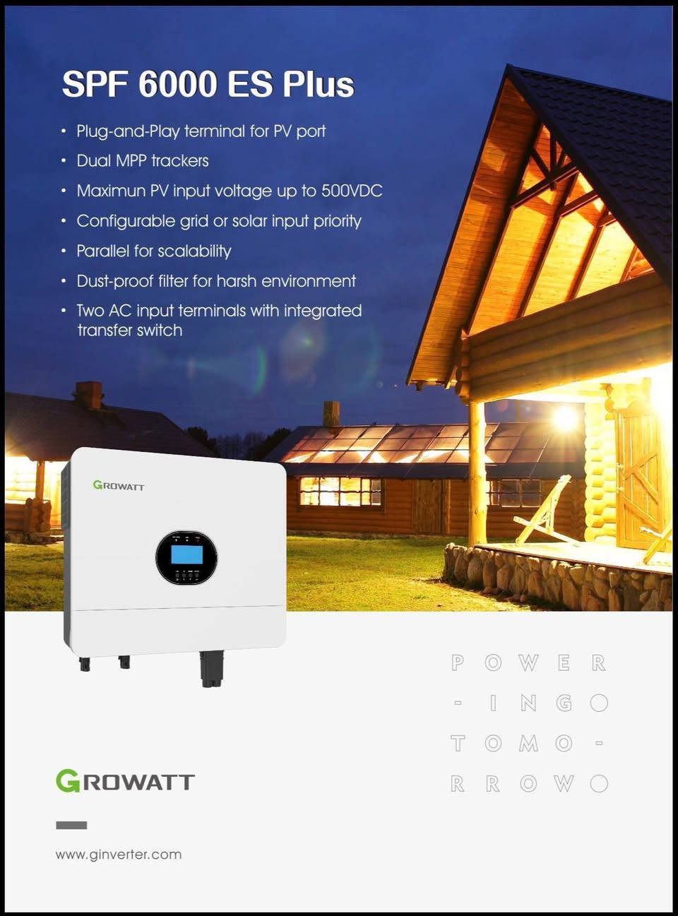 تقدم لك شركة Lvtopsun أقوى بطاريات الليثيوم المصممة بأحدث التقنيات العالمية لتمنح منزلك أو مشروعك استقراراً تاماً
شركة تابعة للمصنع مباشرةً 
يمكن طلب نوع الخلايا ونوع البكج
والمواصفات و بأسعار تنافسية
لدينا اكثر من 40 فرع حول العالم 

 • متوفر بطاريات : 

بسعة 25.6v و 51.2v وبأحجام مختلفه
من ال 2.5kw الى 32kw

 - توافق تام مع جميع أنواع الإنفيرترات.
ضمان 5 سنوات + مركز صيانة رسمي بكادر صيني داخل بغداد – الكرادة.

 • متوفر الواح من شركه (LVTOPSUN) 
630w
ضمان 25 سنه

شركة Lvtopsun لدينا وكالة من شركة Growatt و solis  للانفيرترات

• متوفر انفيرترات Growatt
 - حجم 6kw
 - دبل mppt 
 -‏ Wifiمجاني
 * ضمان سنتين 

• متوفر انفيرترات Solies وبأحجام مختلفة 
من 6kw الى 16kw
ضمان 5 سنوات 

للاستفسار والطلب الاتصال او التواصل واتساب 
***********
