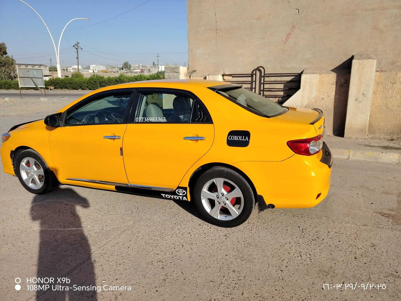 السلام عليكم كورلا موديل 2012 للبيع بيها قطهه تبديل بدون داخل شرط  وضررها جاملغ الوره هم بدون داخل شرط منضومه غاز إيطاليا +كارت الشركه سنويه بهاي السنه تصقط 4اطاراج جدد قبل 5ايام شديتهن ويل كب جديد طخمها جديد گرير محرك جديد محرك مال 2019 جديد لك سعرها 130 بيها مجال شي بصيط مكاني ناحية الگوير ***********
