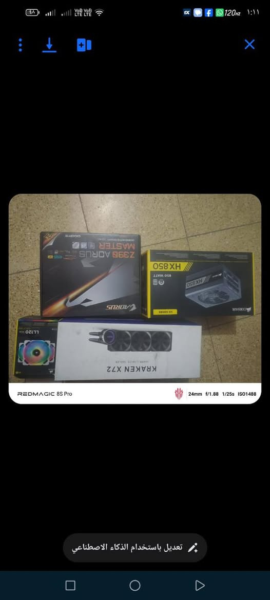 السلام عليكم كيس للبيع موصفات المعالج cor i9 9900k
كارت الشاشه 2080ti اعله براند
الرامات عدد4 32كيكه
الهاردات عدد2 الأول 1تيره SSD والثاني 2تيره
تفاصيل البقية بل صور بورد وبور مكان بغدا. الكيس استعمال قليل الكارت حرارتة متعبر 78 سعر الكيس قفل مليون🔒


**إذا كنت صاحب هذا الإعلان وتريد حذفه لأي سبب، رجاءا أرسل رسالة إلى الدعم الفني**