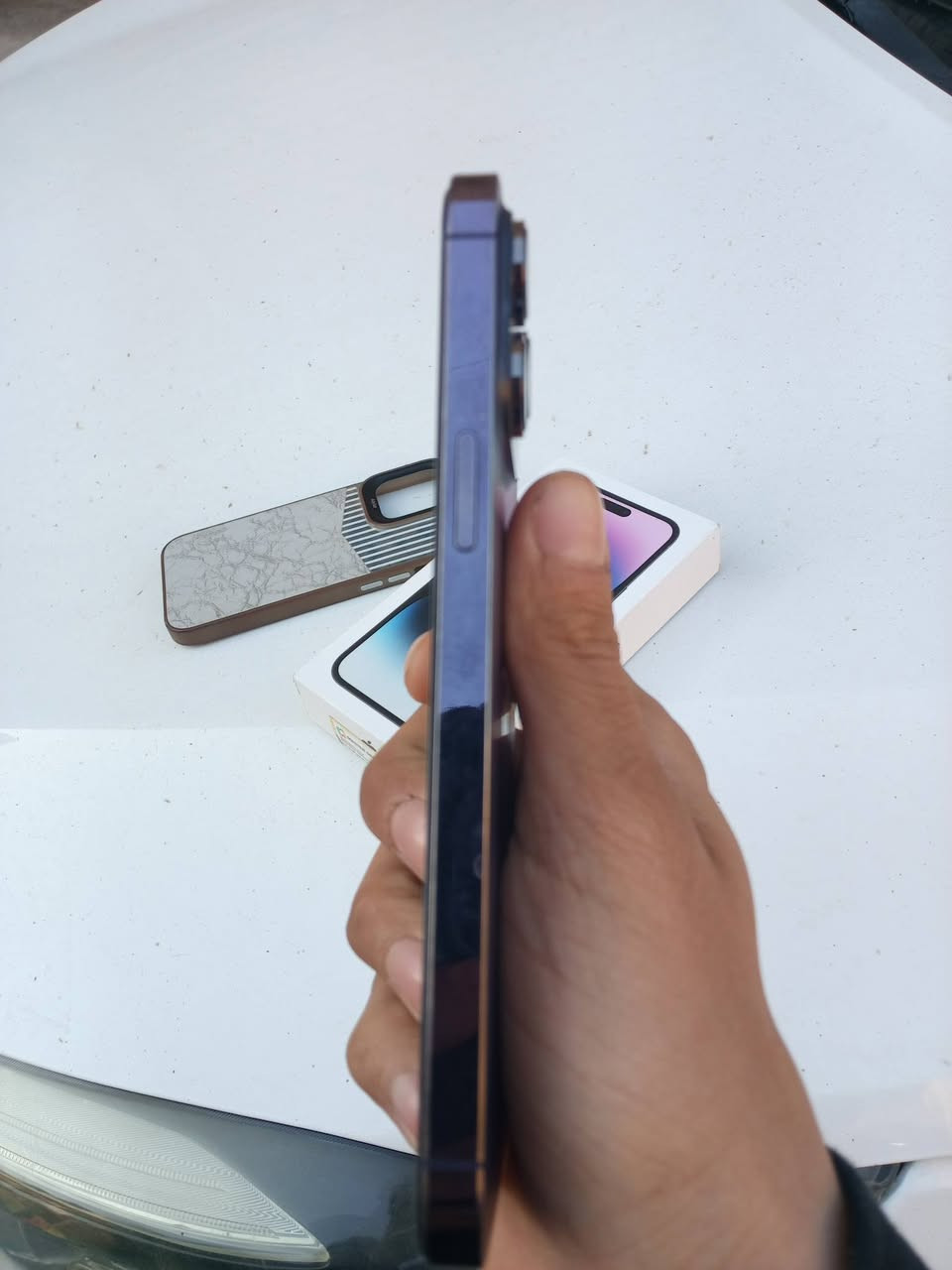 السلام عليكم 14برو ماكس ذاكرة 256 الجهاز ممفتوح بطارية 79 السعر 775 المكان بغداد البلديات ***********
